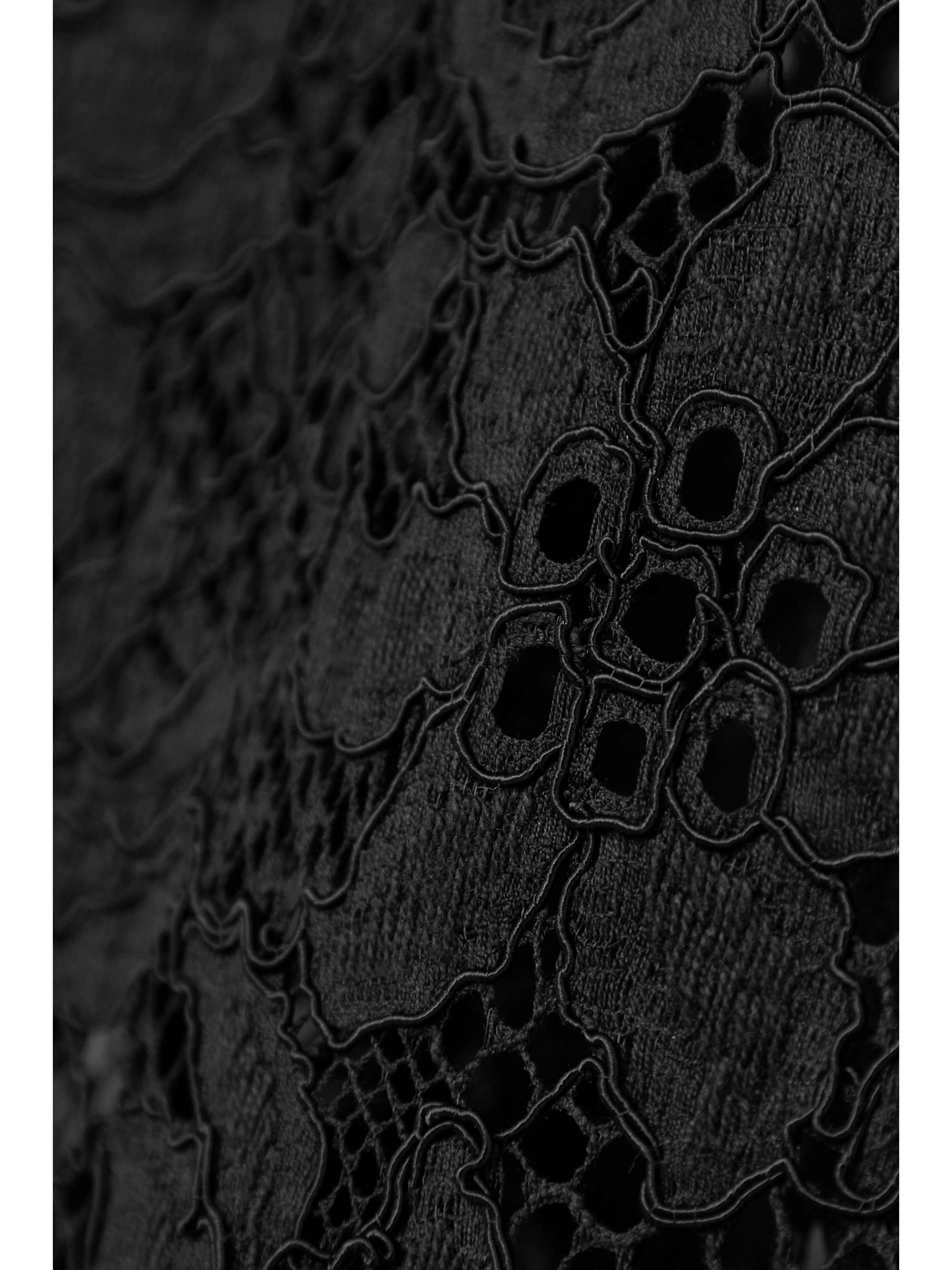 DOLCE & GABBANA Cotton-blend corded lace bustier midi dress