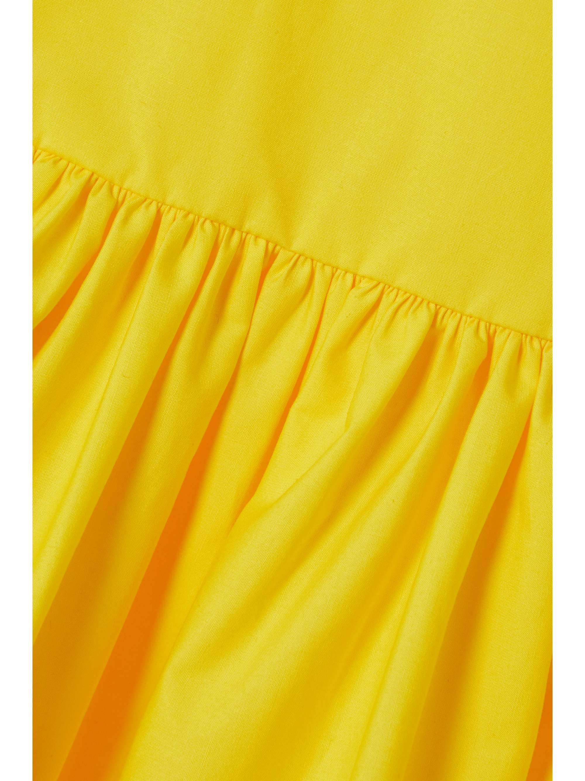 ROKSANDA Ysme ruffled cotton peplum top