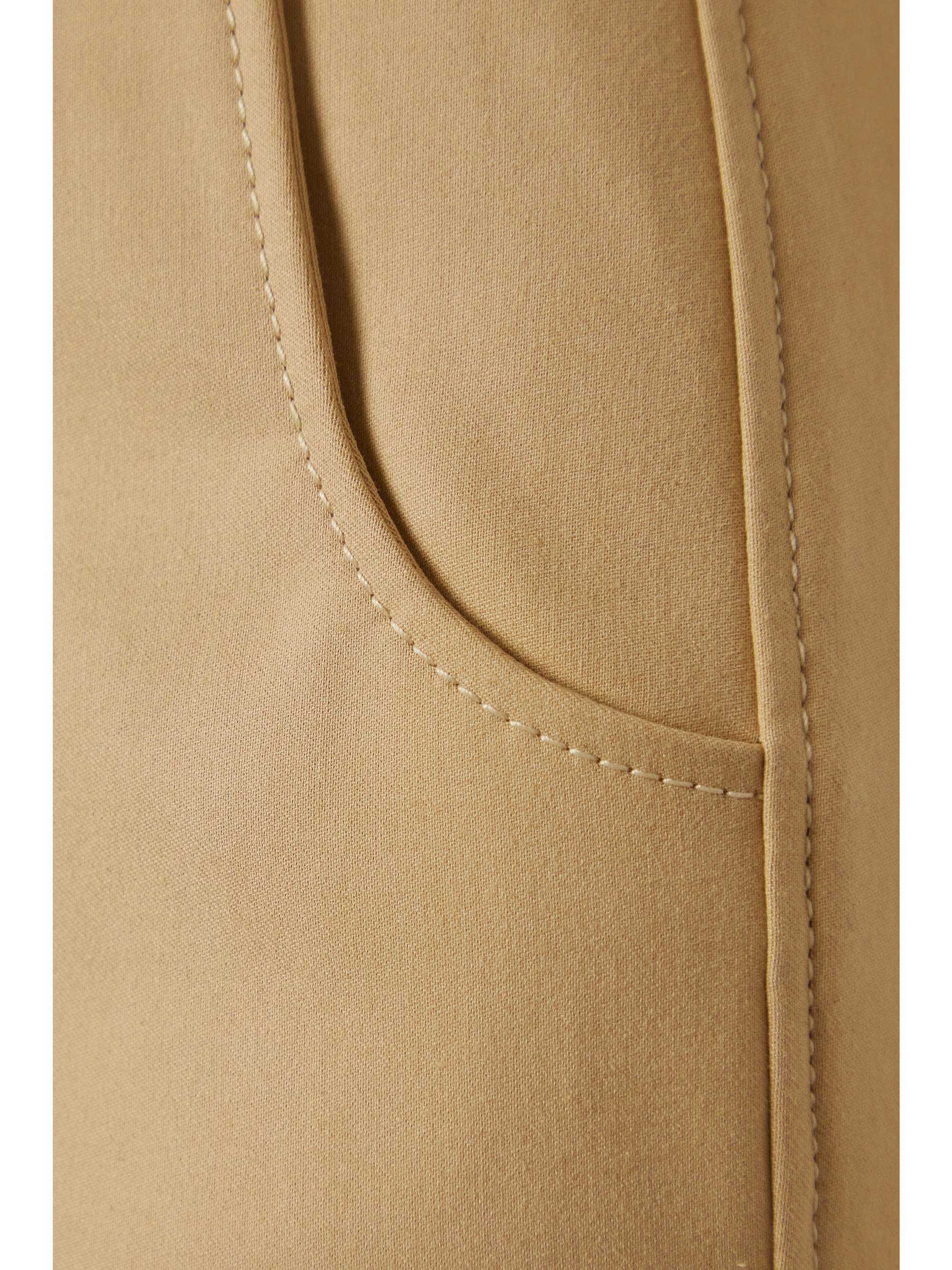LORO PIANA Daisy cotton-blend straight-leg pants