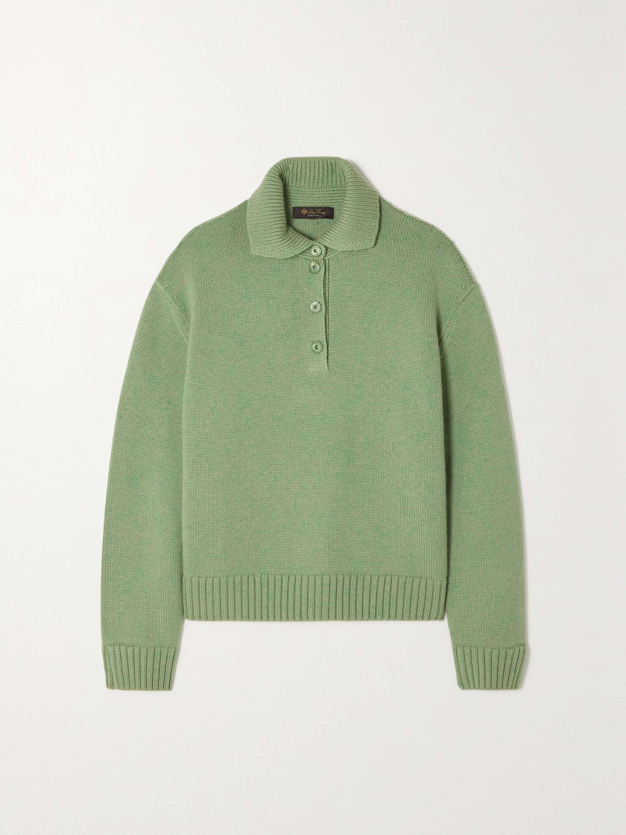 LORO PIANA Berkeley cashmere polo sweater | NET-A-PORTER