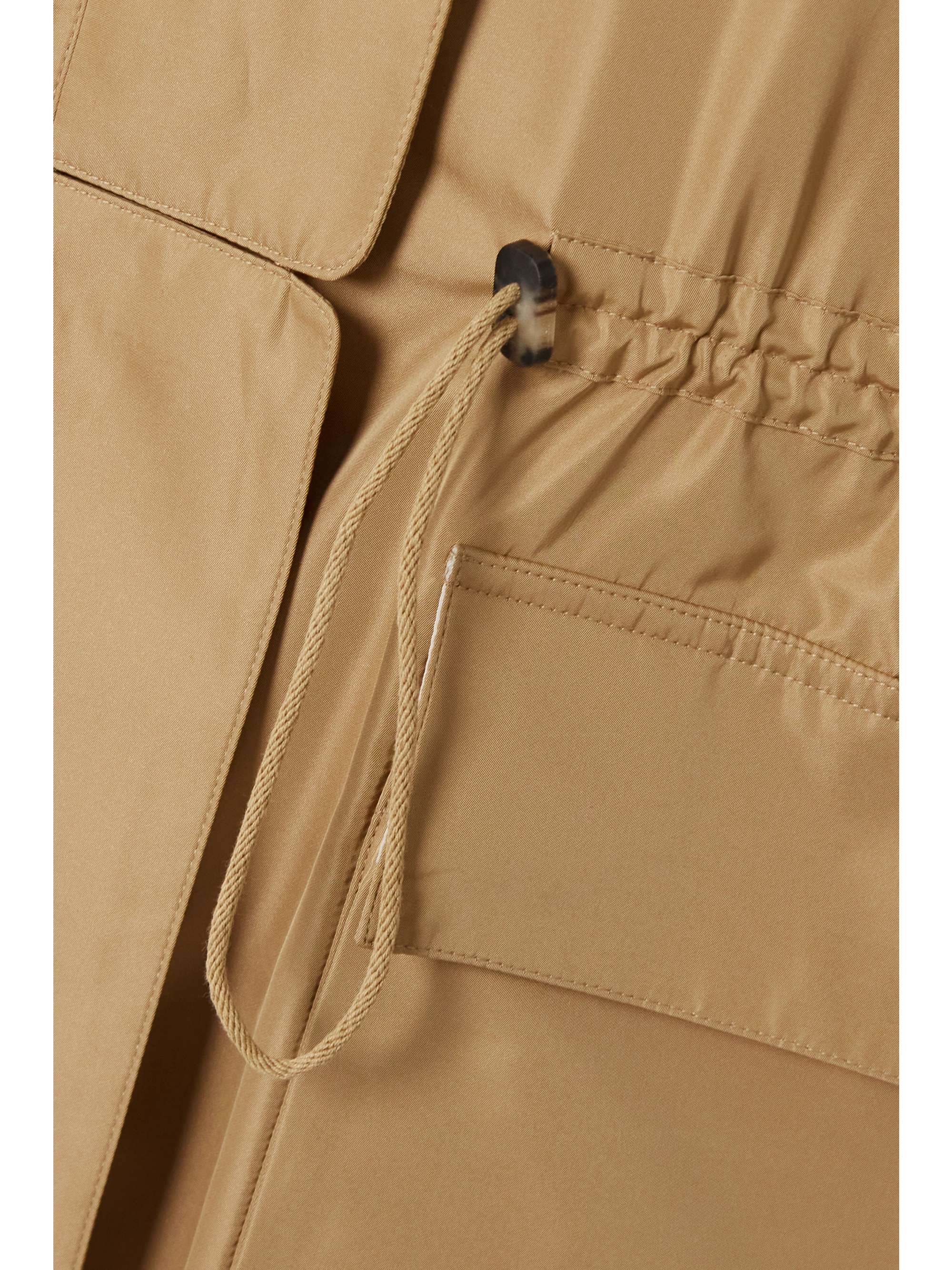 LORO PIANA Neo Horsey twill parka with detachable quilted shell vest