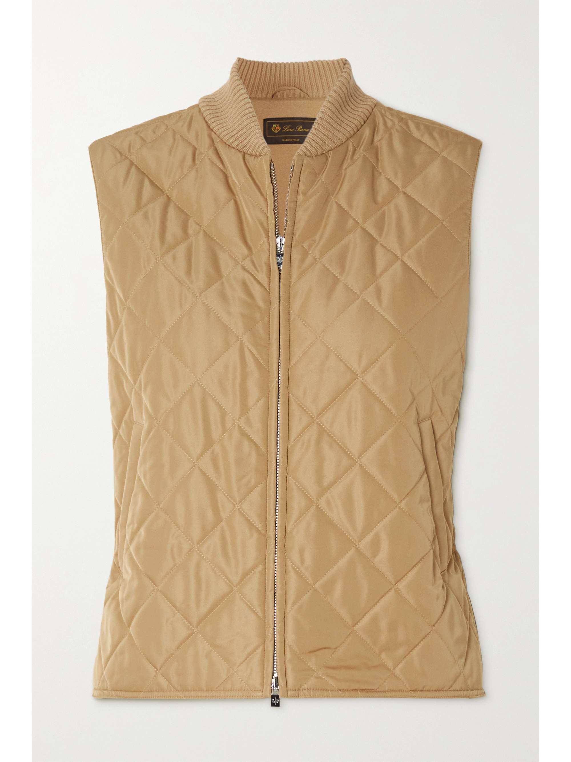 LORO PIANA Neo Horsey twill parka with detachable quilted shell vest