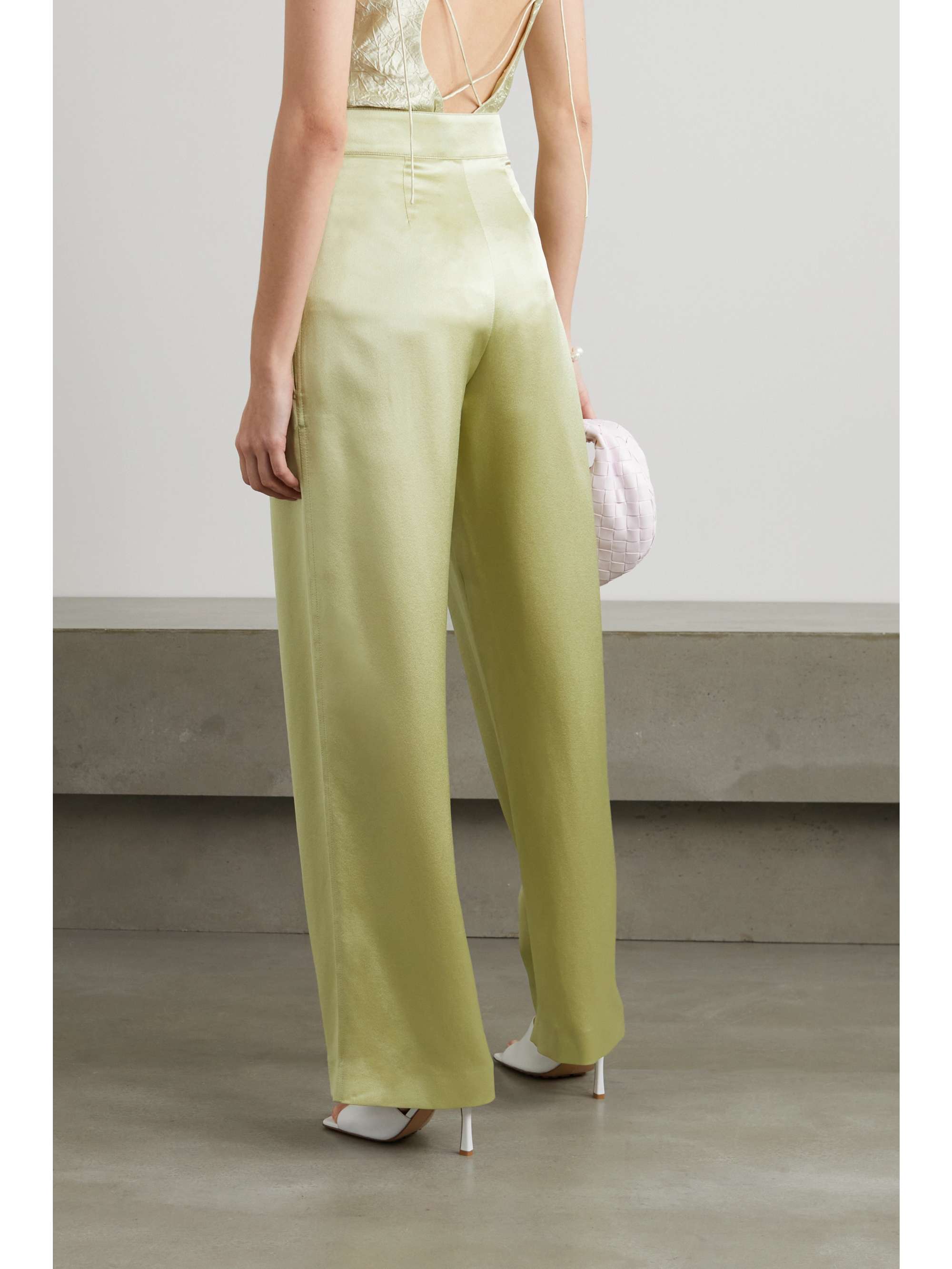 ROKSANDA Ines silk-satin wide-leg pants