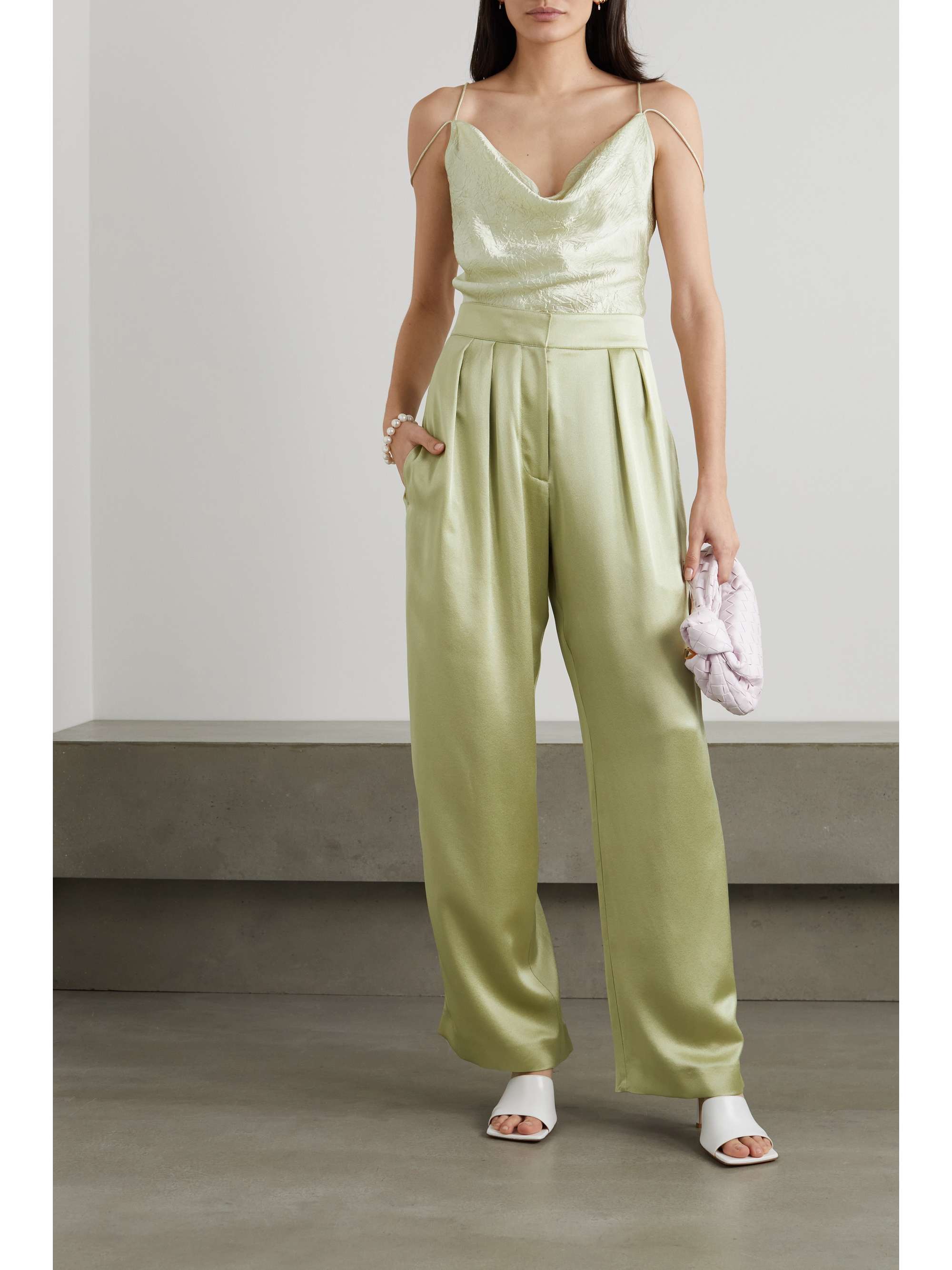 ROKSANDA Ines silk-satin wide-leg pants