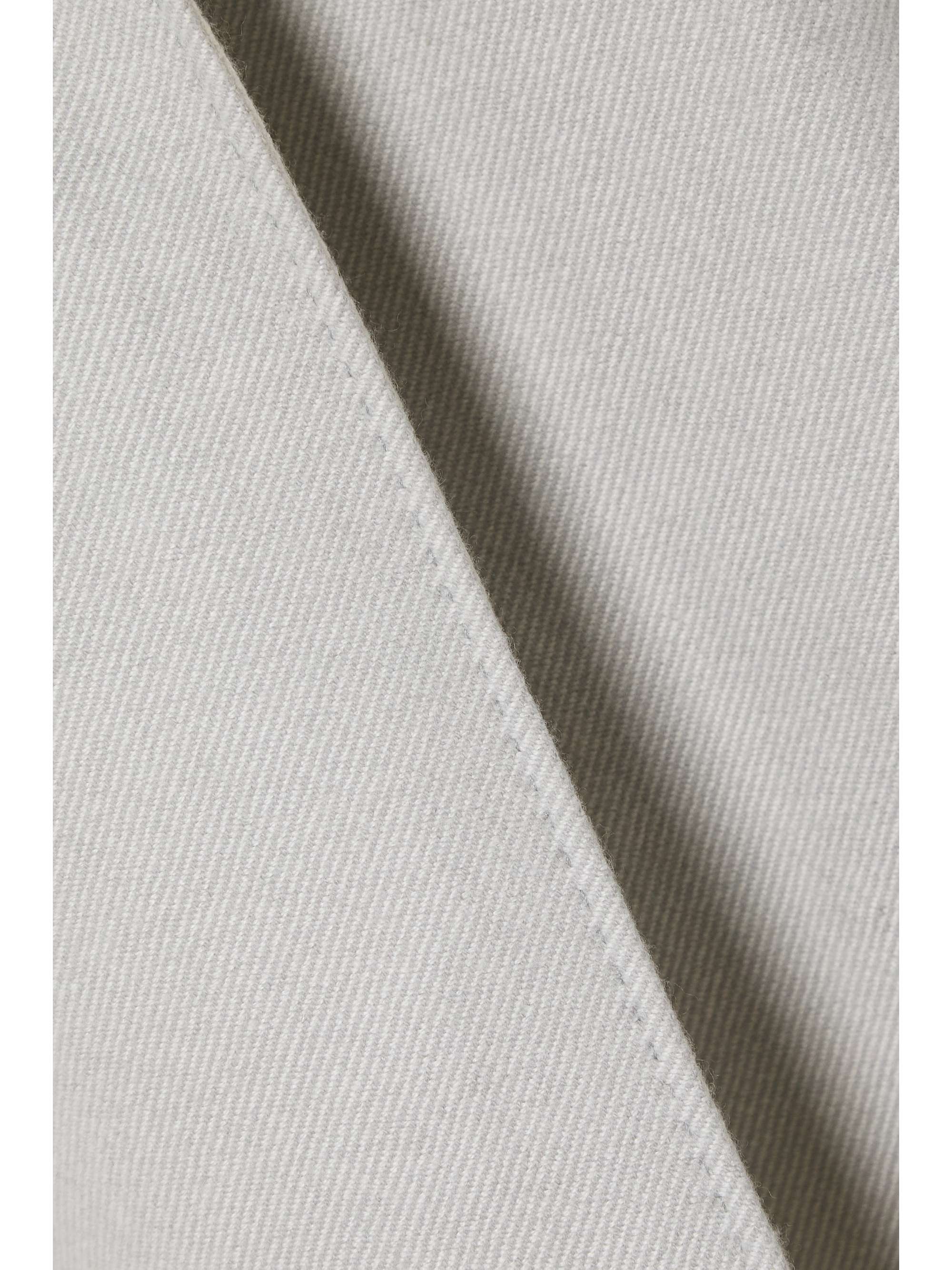 LORO PIANA Jimi 正反两穿配腰带皮革羊绒斜纹布外套