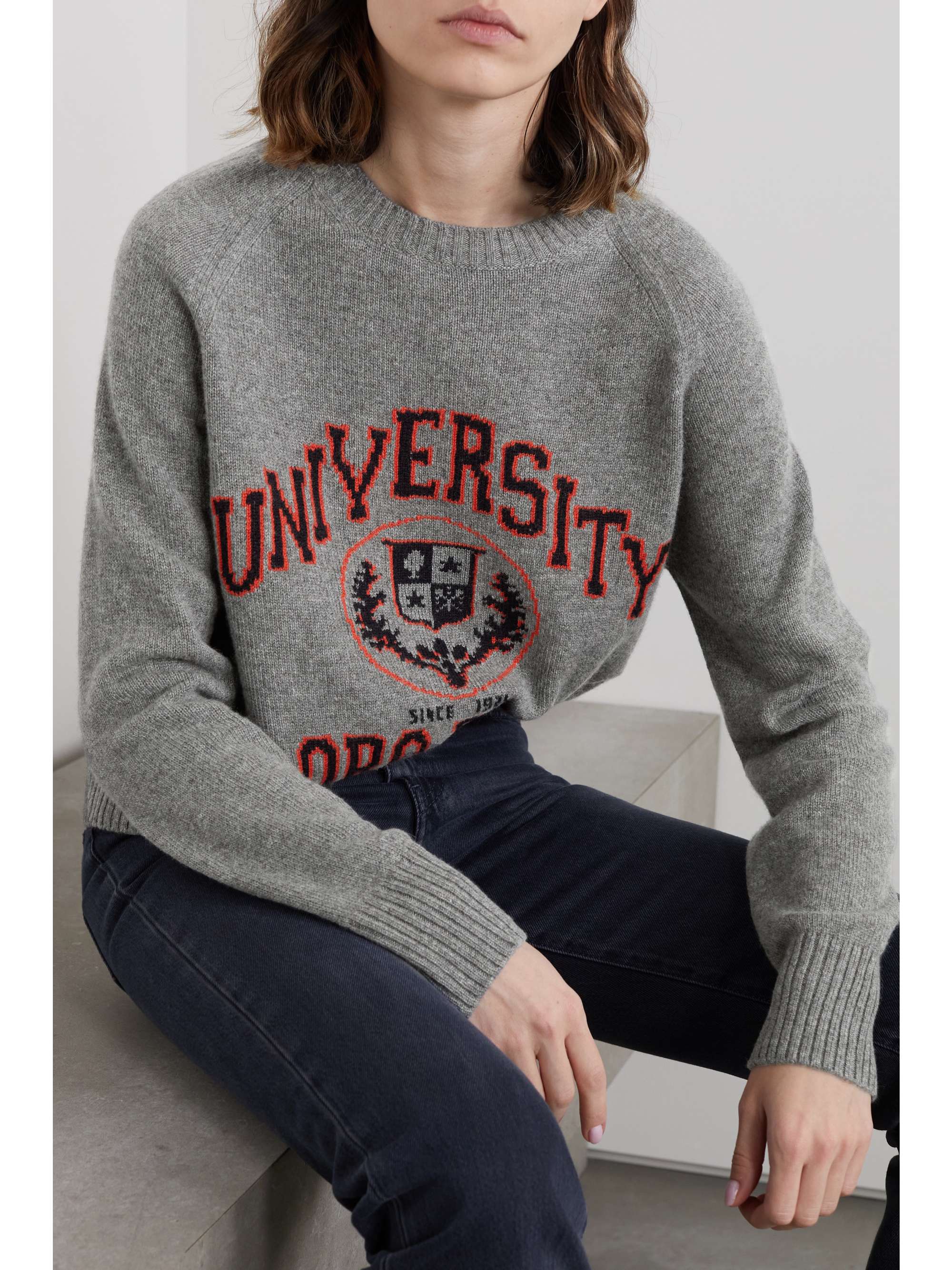 LORO PIANA Intarsia cashmere sweater