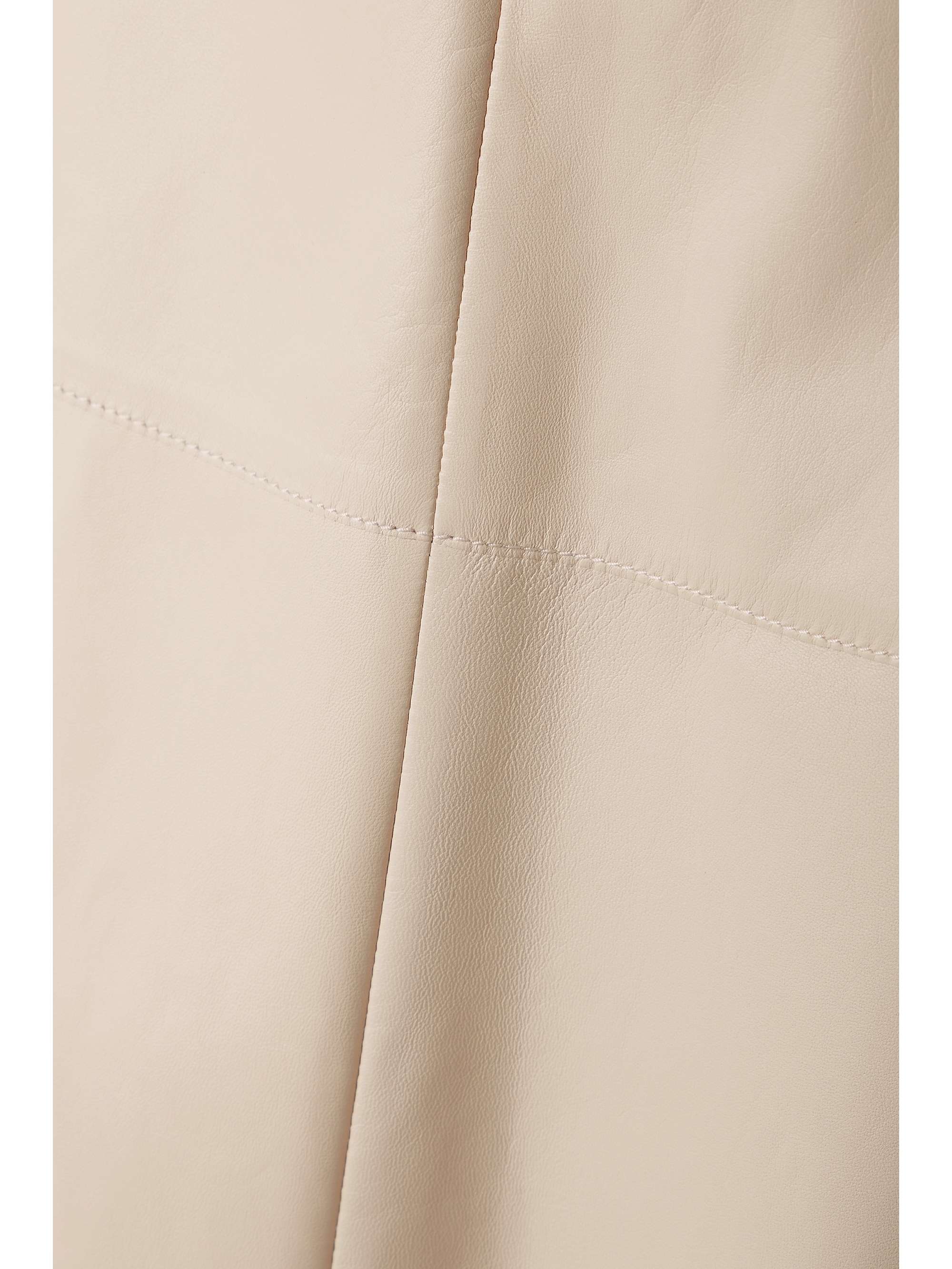 LORO PIANA Alabama leather midi skirt