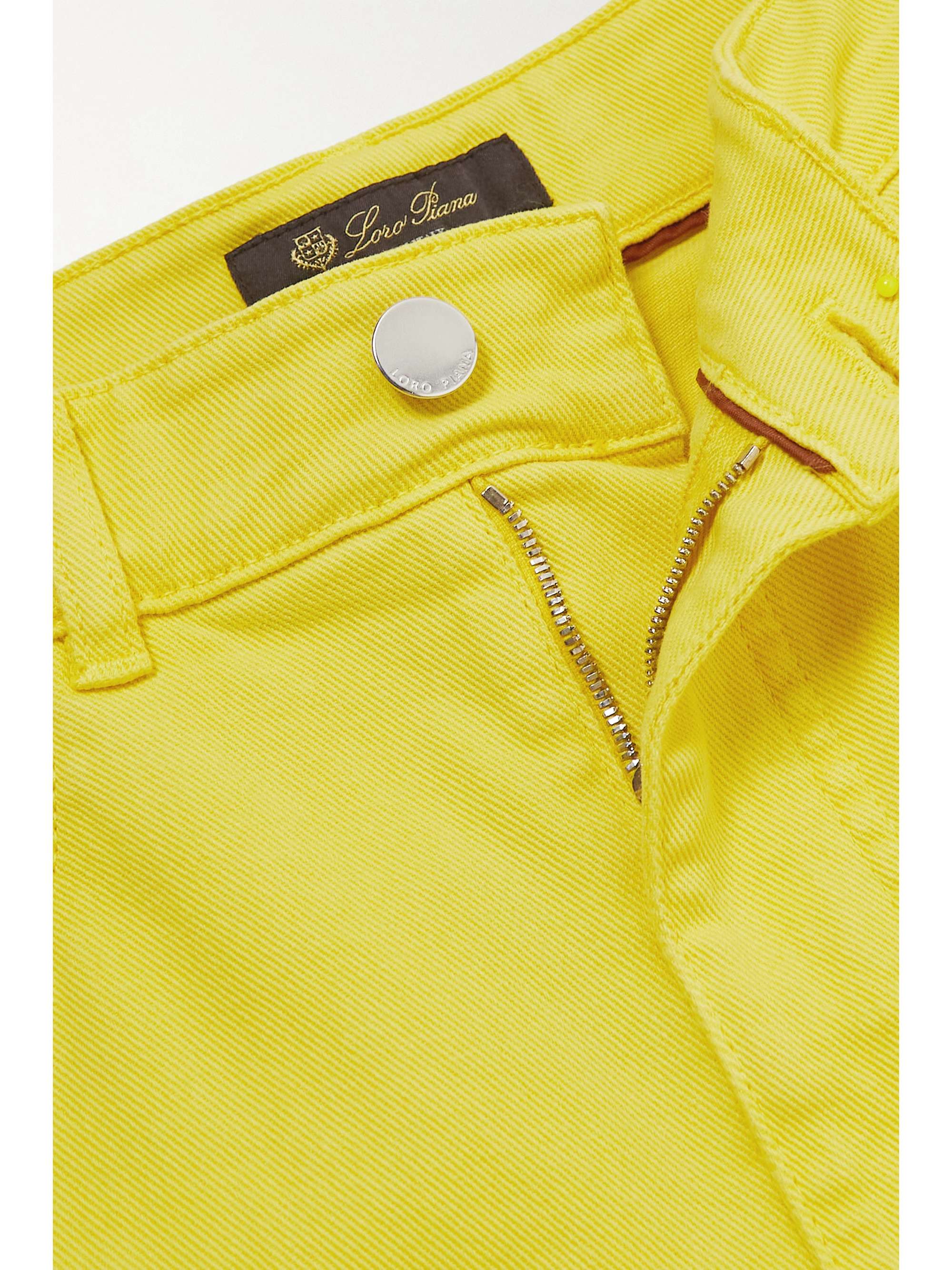 LORO PIANA Hoch sitzende Jeans mit geradem Bein