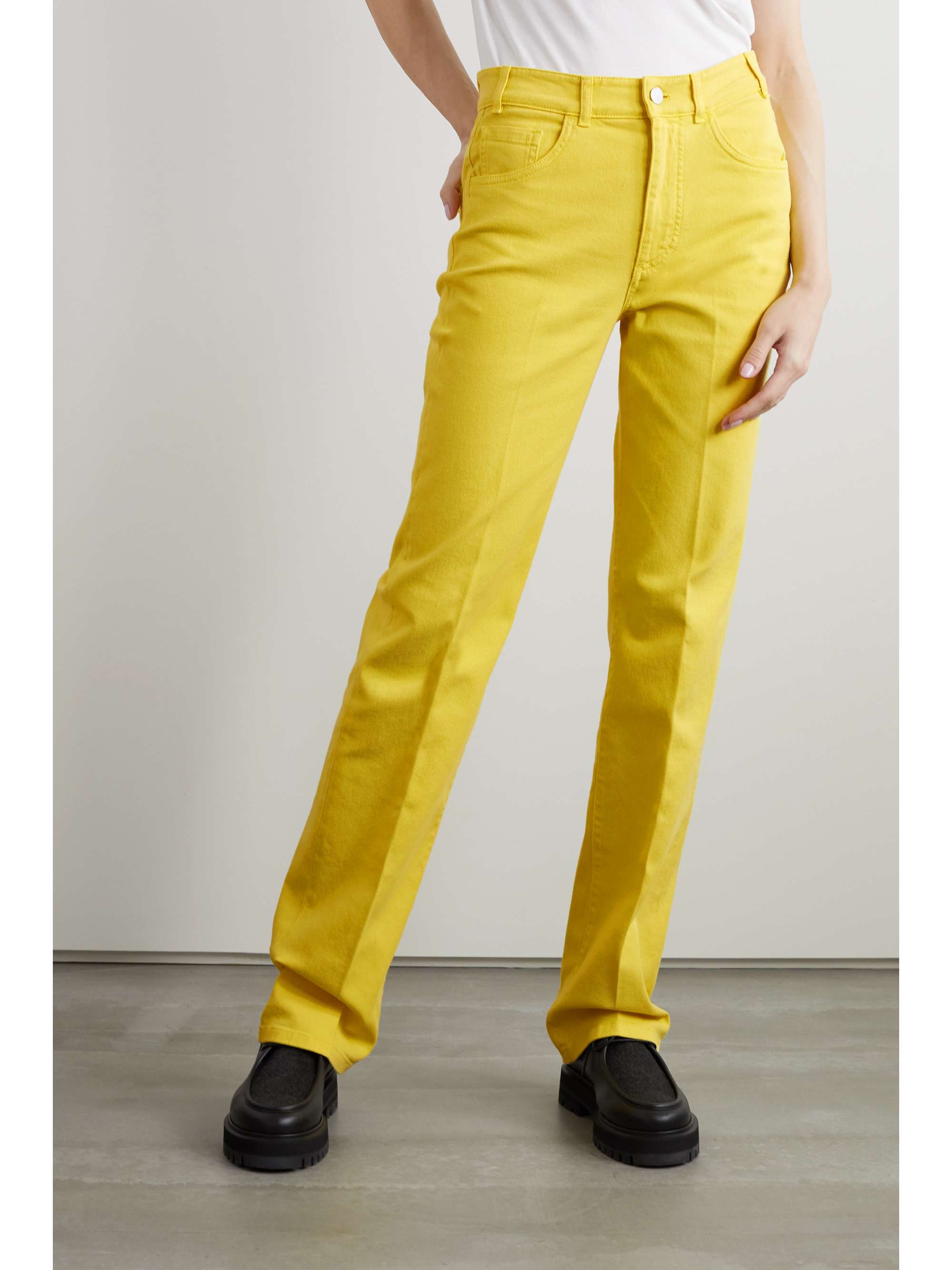 LORO PIANA Hoch sitzende Jeans mit geradem Bein