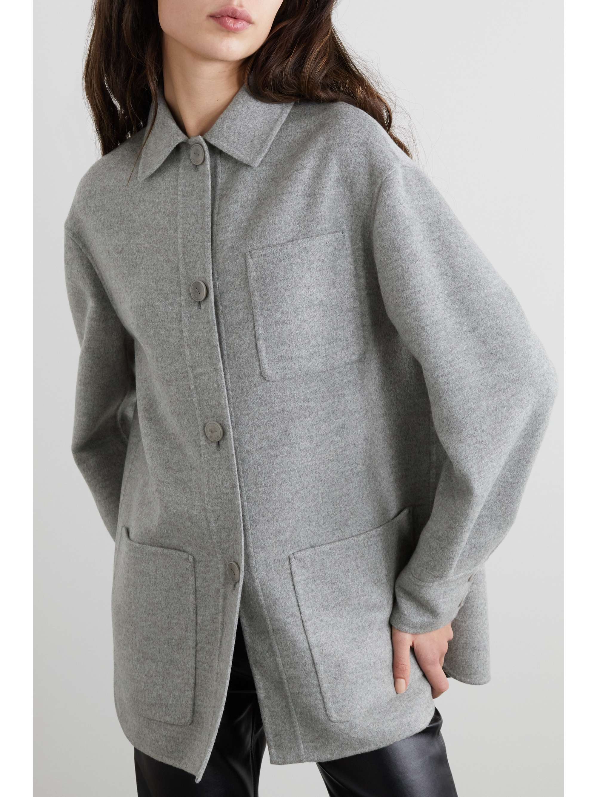 LORO PIANA Augustine cashmere shirt jacket