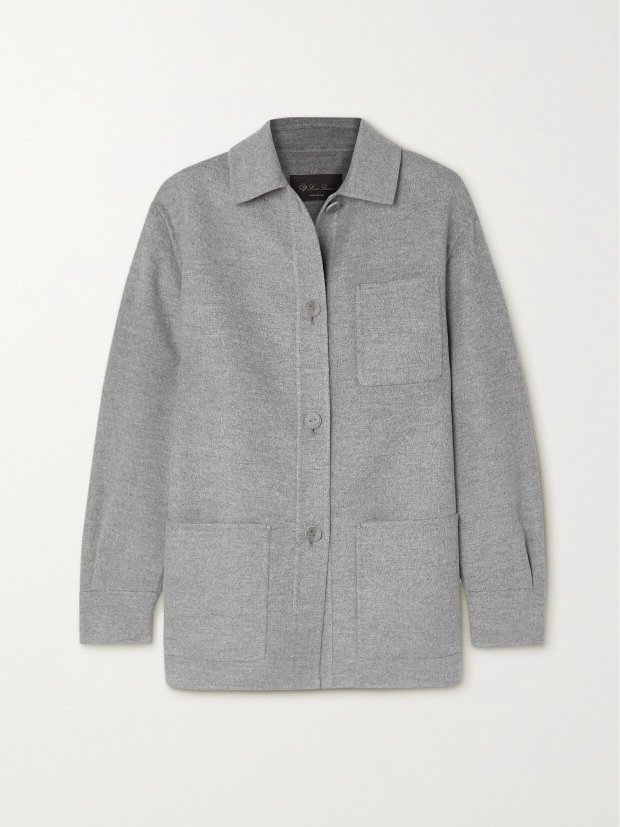 Loro Piana - Augustine Cashmere Shirt Jacket - Gray