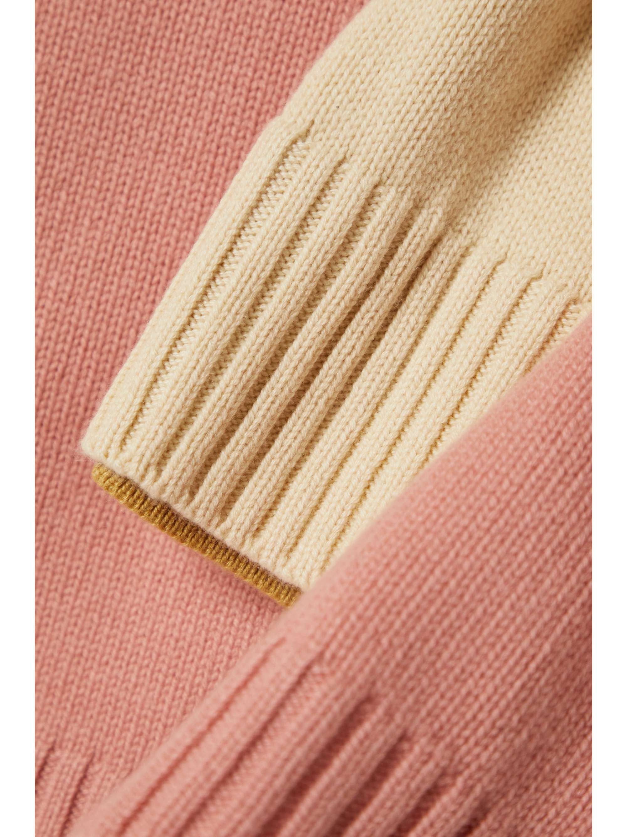 LORO PIANA Columbia Pullover aus Kaschmir in Colour-Block-Optik