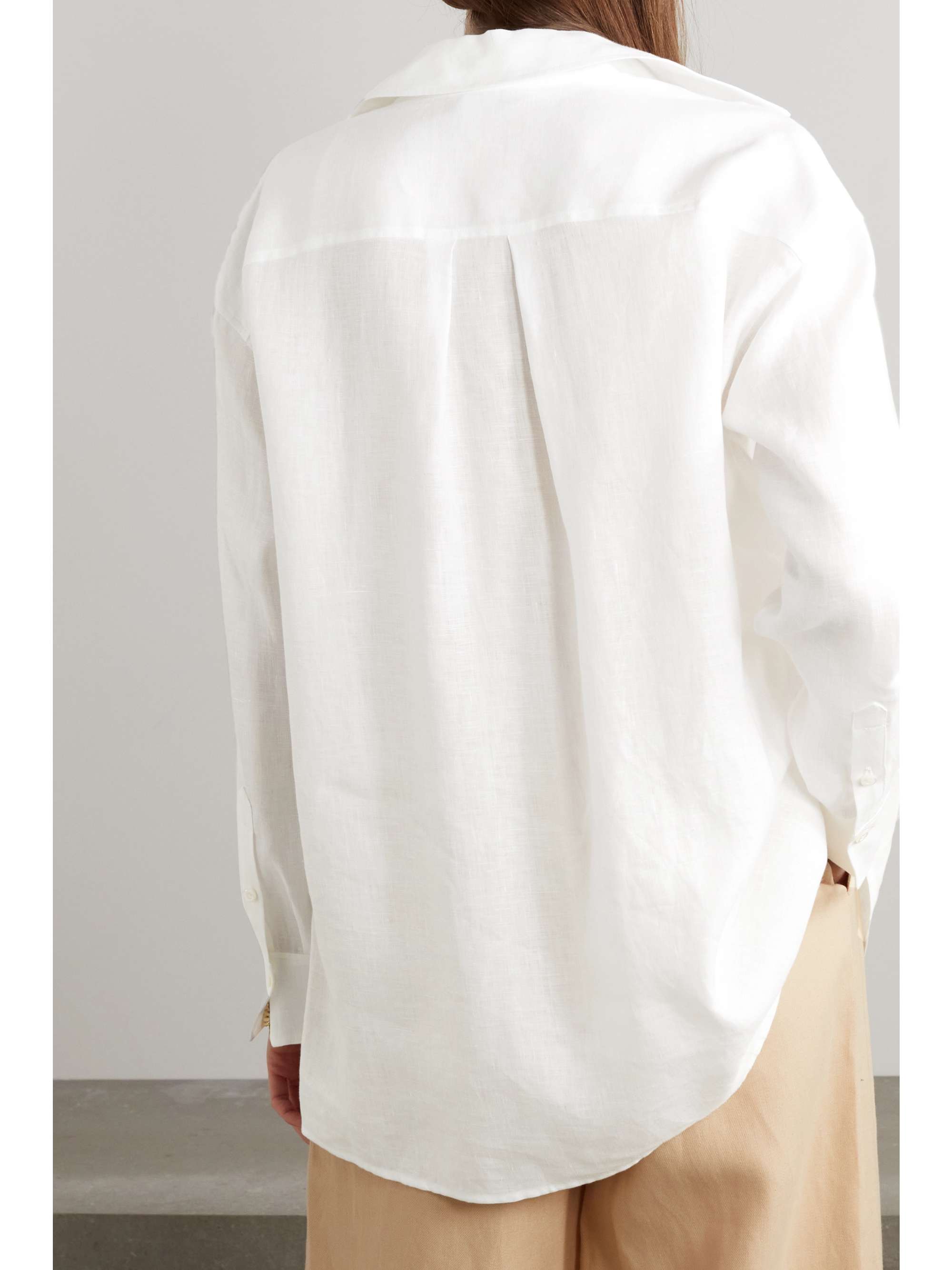 LORO PIANA Fabienne Solaire linen shirt