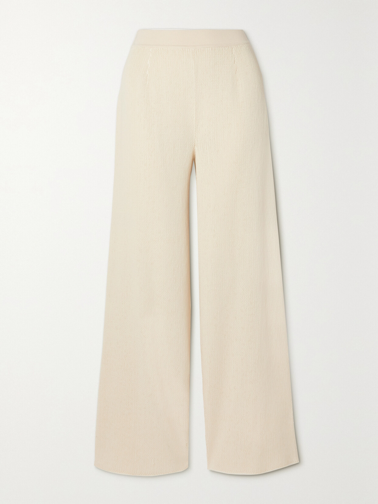 Loro Piana Beirut Cashmere And Silk-blend Trousers In Neutrals