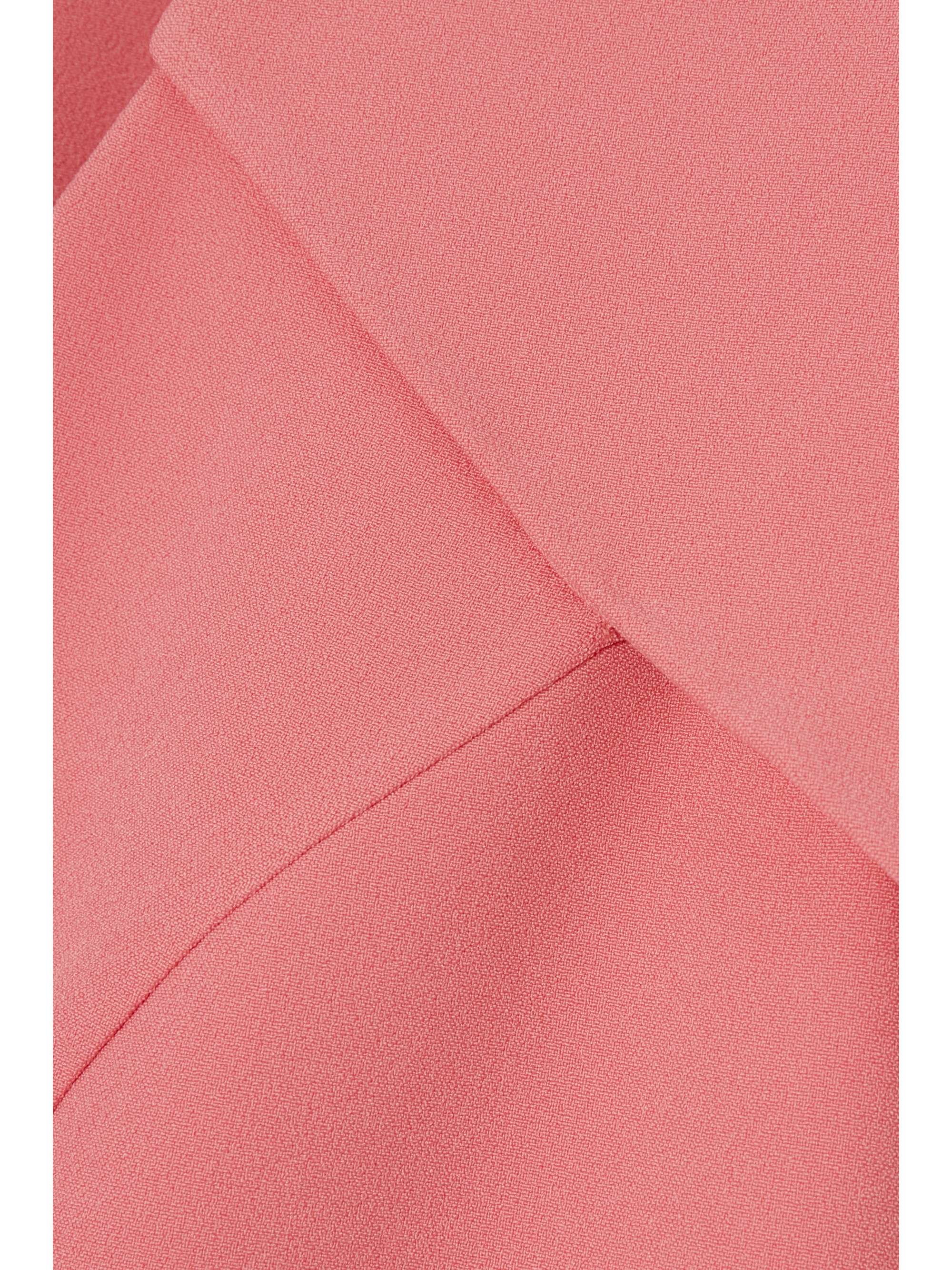 SAFIYAA Ginka cape-effect strech-crepe midi dress