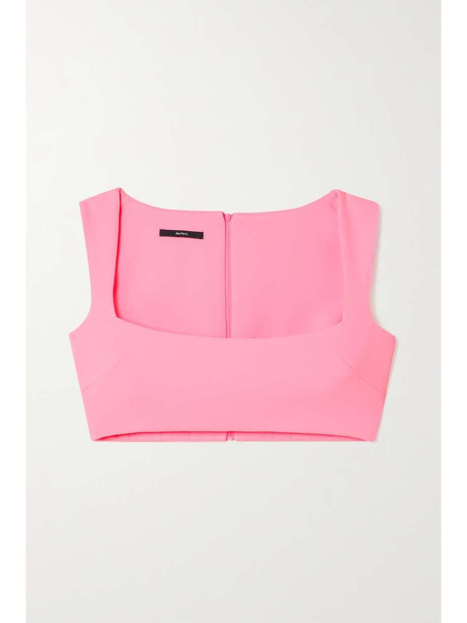 Satin Crepe Bralette Pink