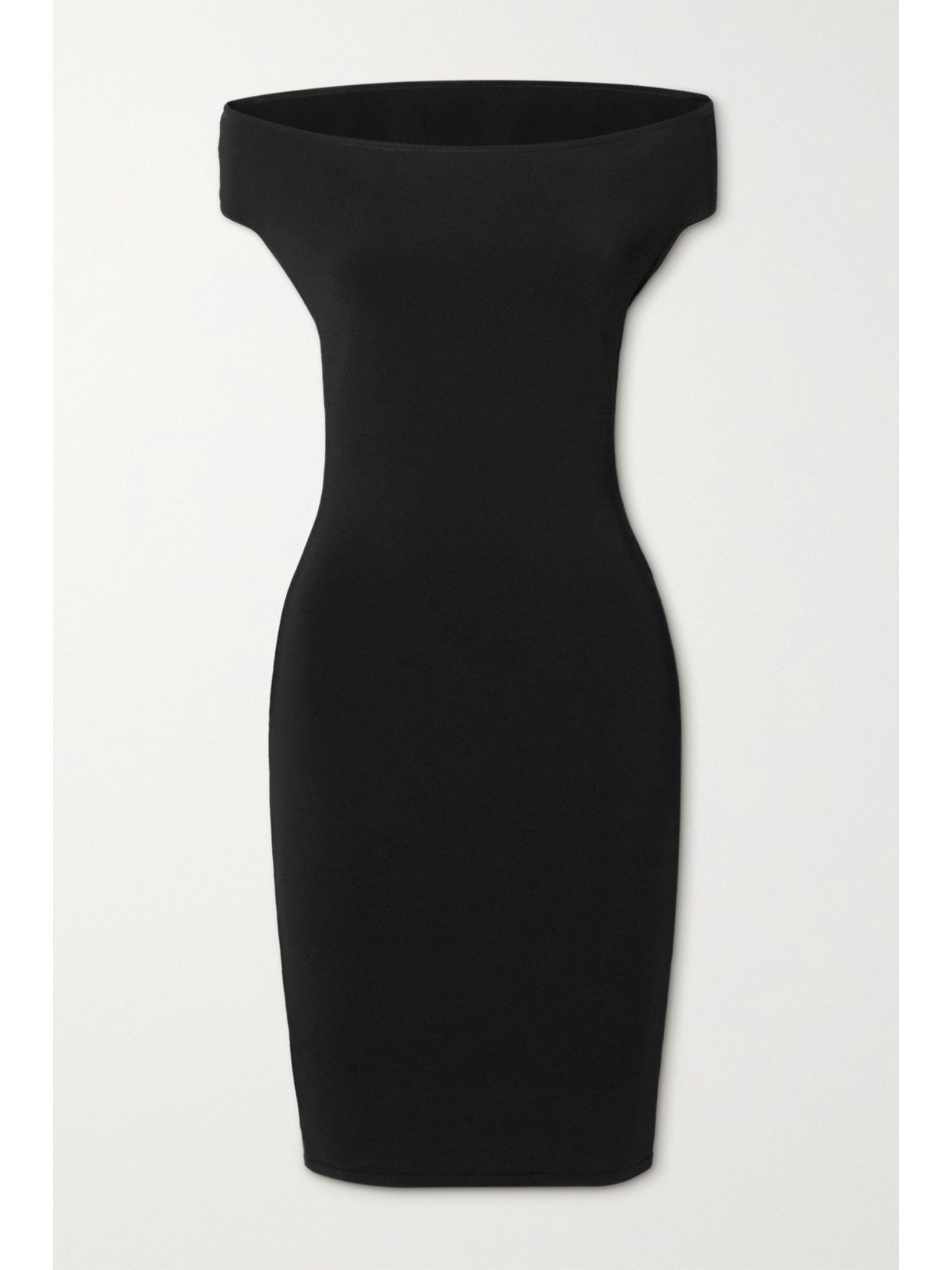 Alexandre Vauthier Off-the-shoulder Cutout Stretch-knit Midi Dress - Black