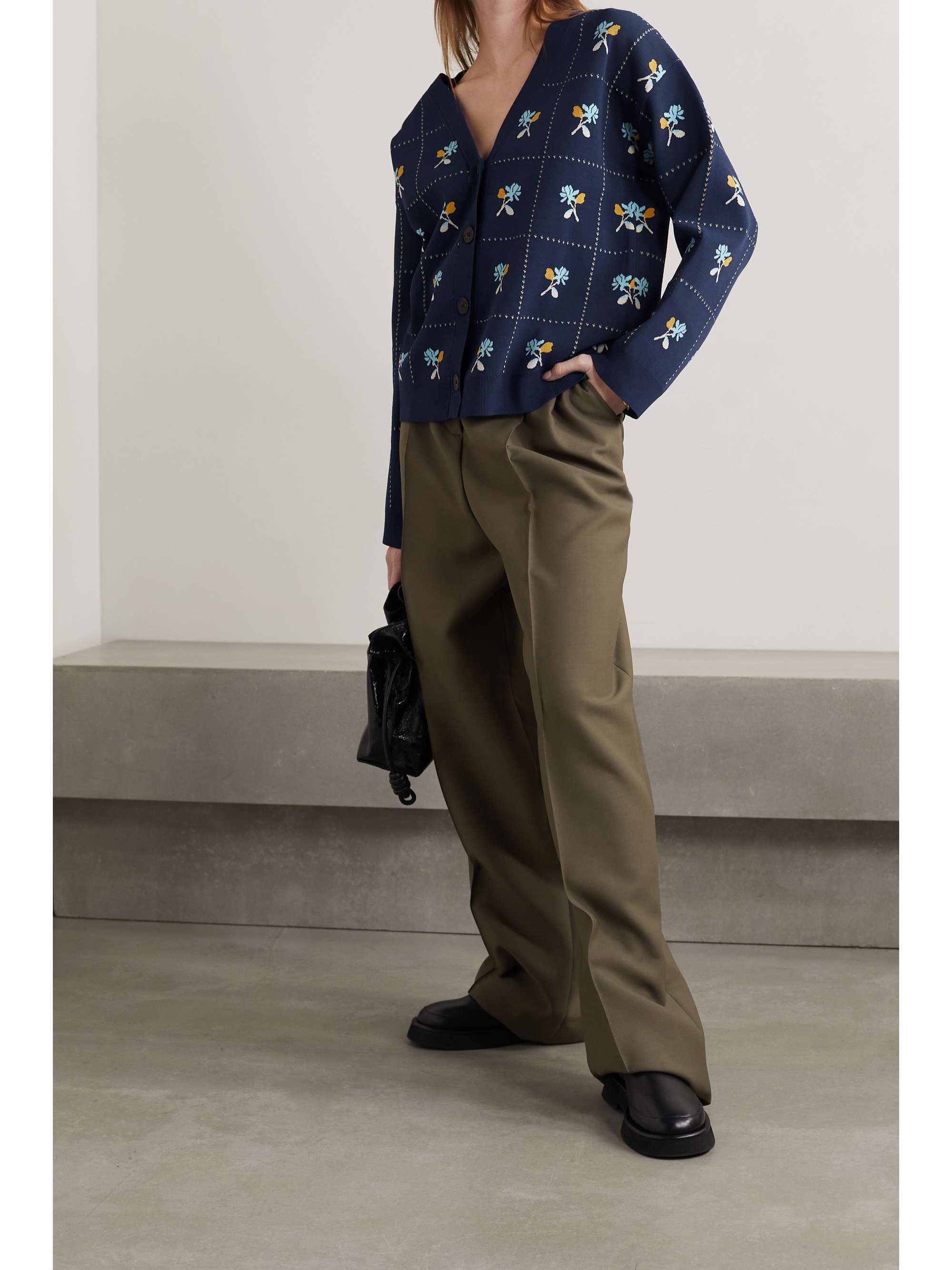 jacquard-knit cardigan | JASON WU 