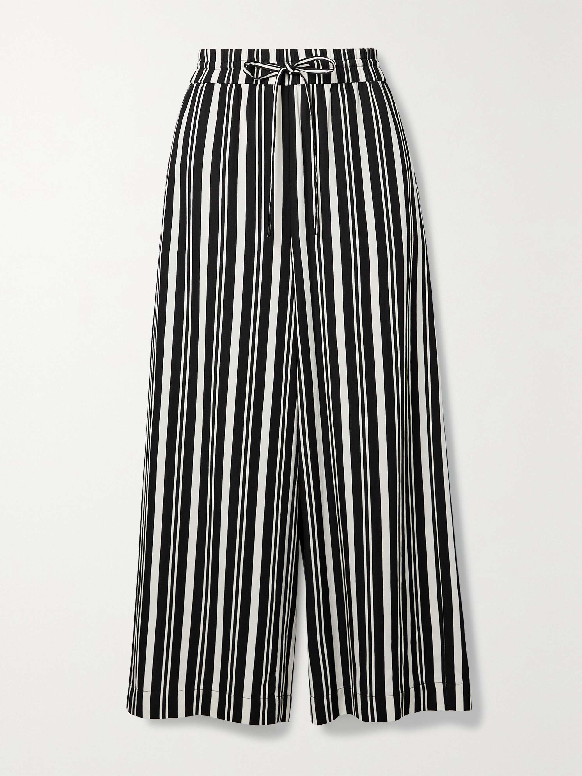 Striped twill wide-leg pants | JASON WU 