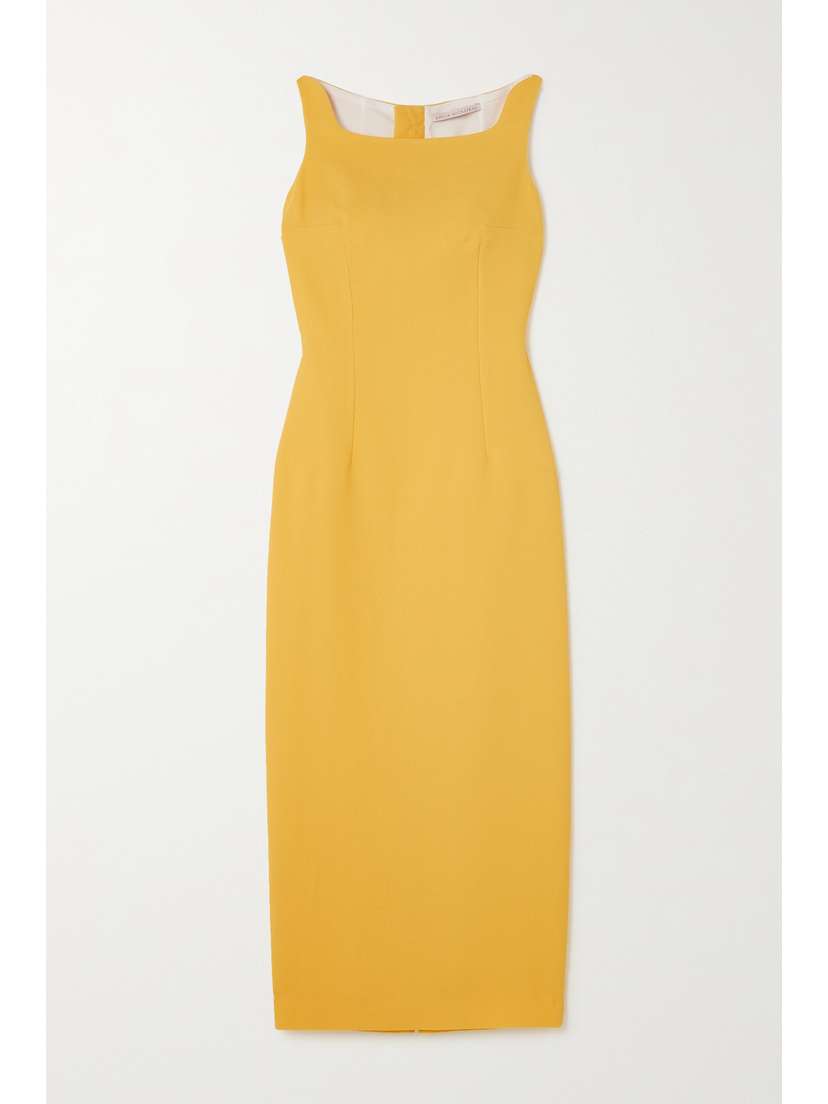 Emilia Wickstead Cleo Open-back Cloqué Midi Dress