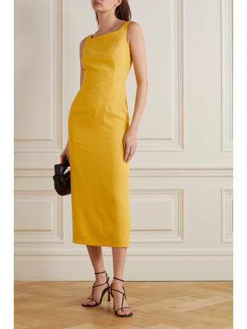 Emilia Wickstead Cleo open-back cloqué midi dress