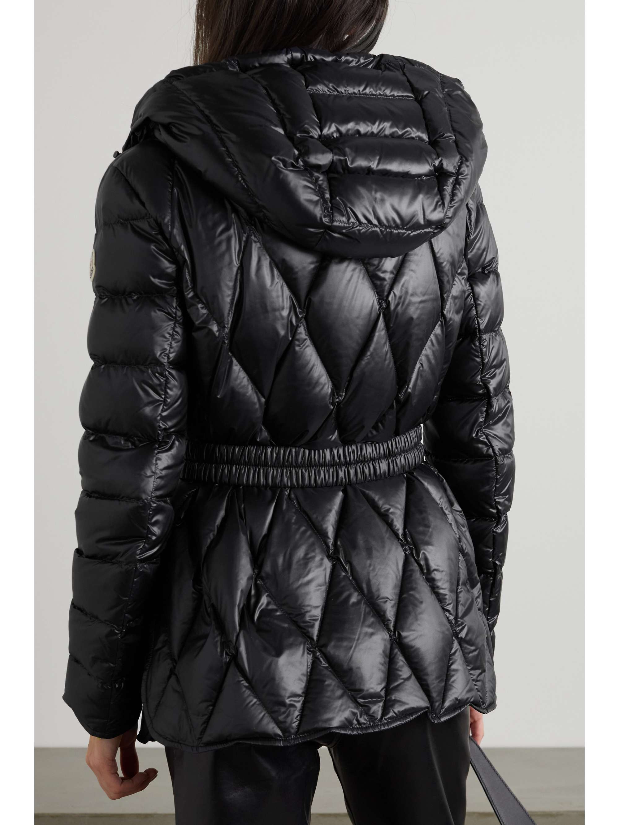 herlipto Tweed Shell Down Long Coat