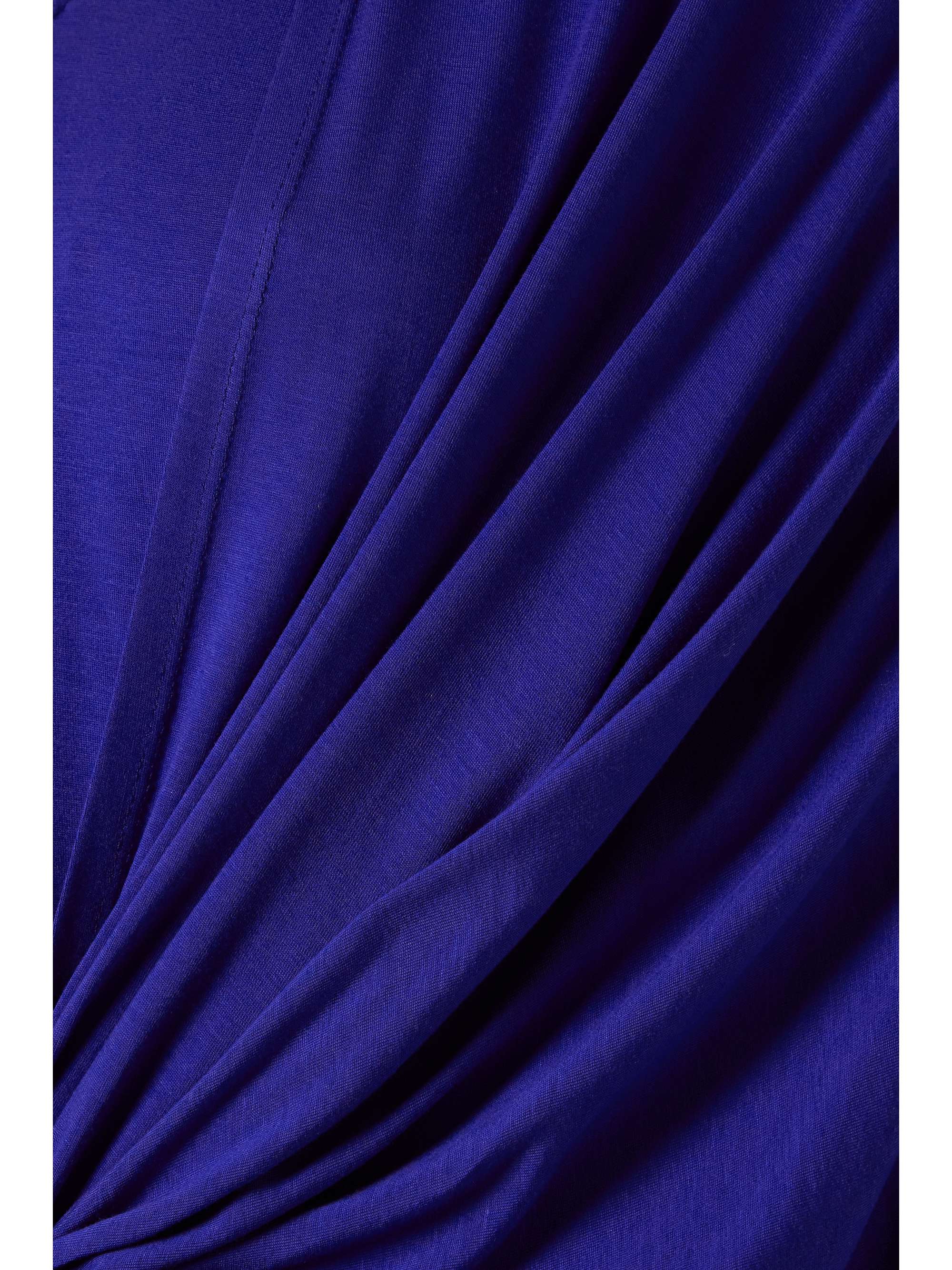 BOUGUESSA Noor draped TENCEL-blend jersey maxi dress