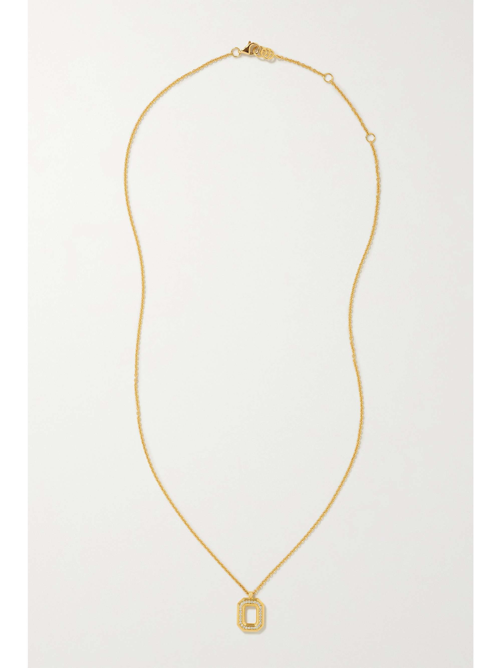STATE PROPERTY Spade Kette aus 18 Karat Gold mit Diamanten
