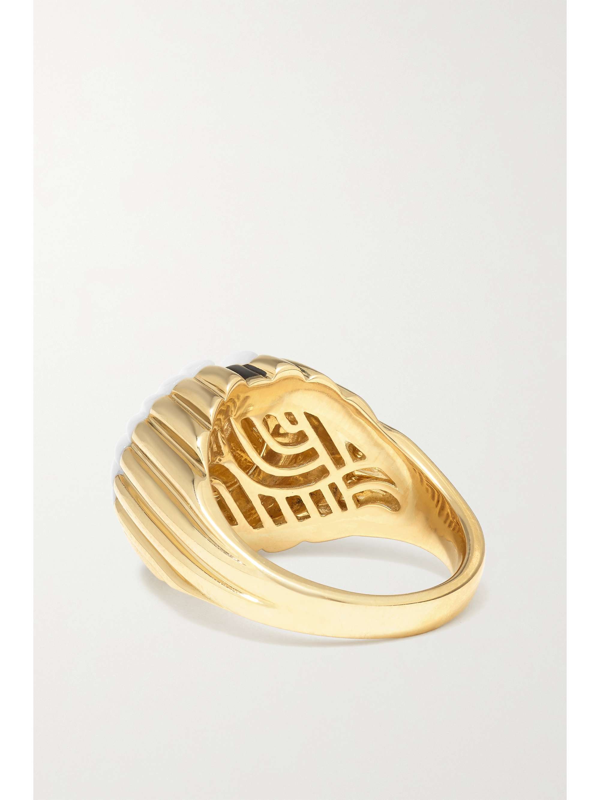 STATE PROPERTY Alara Ring aus 18 Karat Gold mit mehreren Steinen