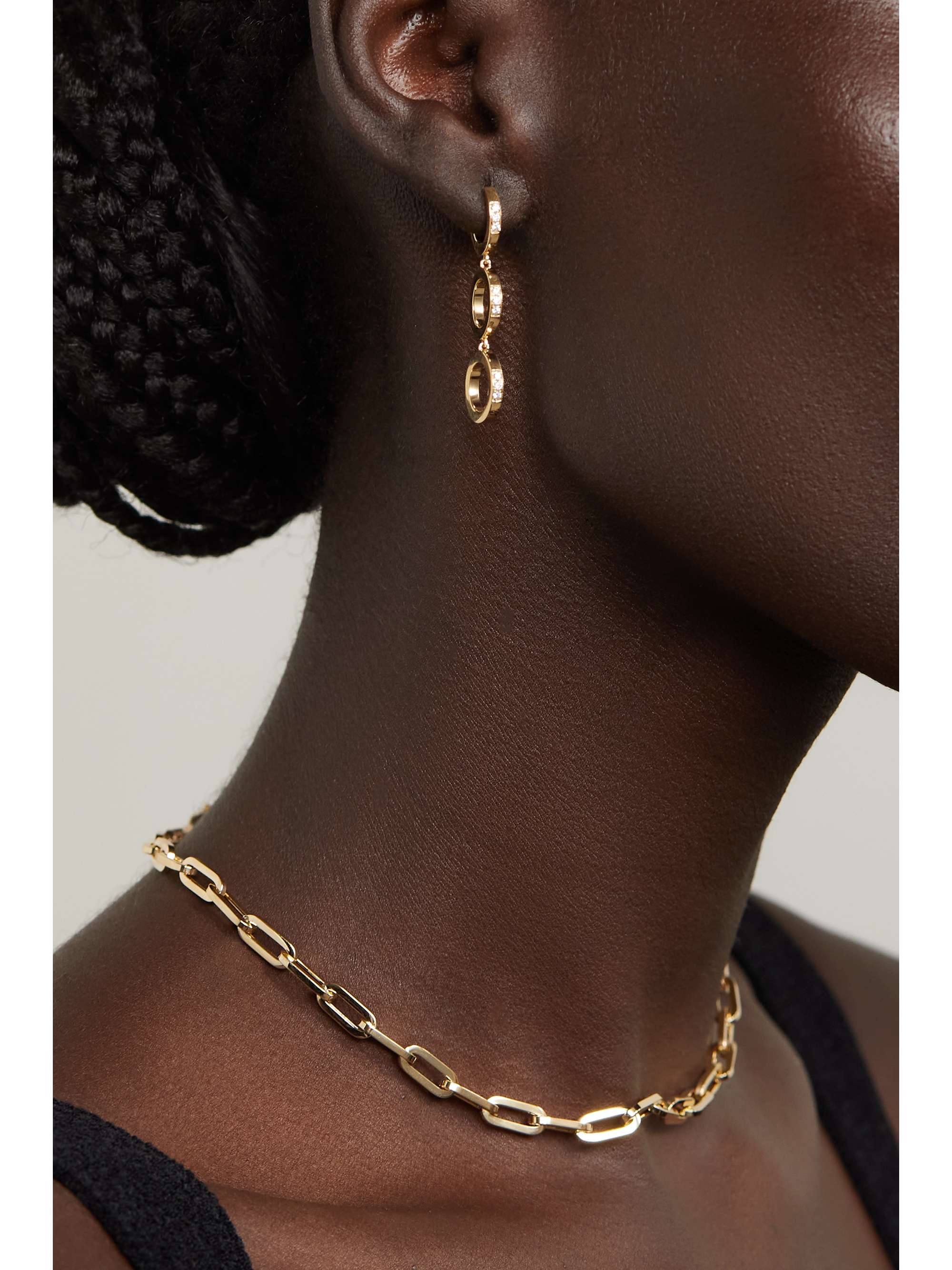 STATE PROPERTY Marsden Minor Ohrringe aus 18 Karat Gold mit Diamanten