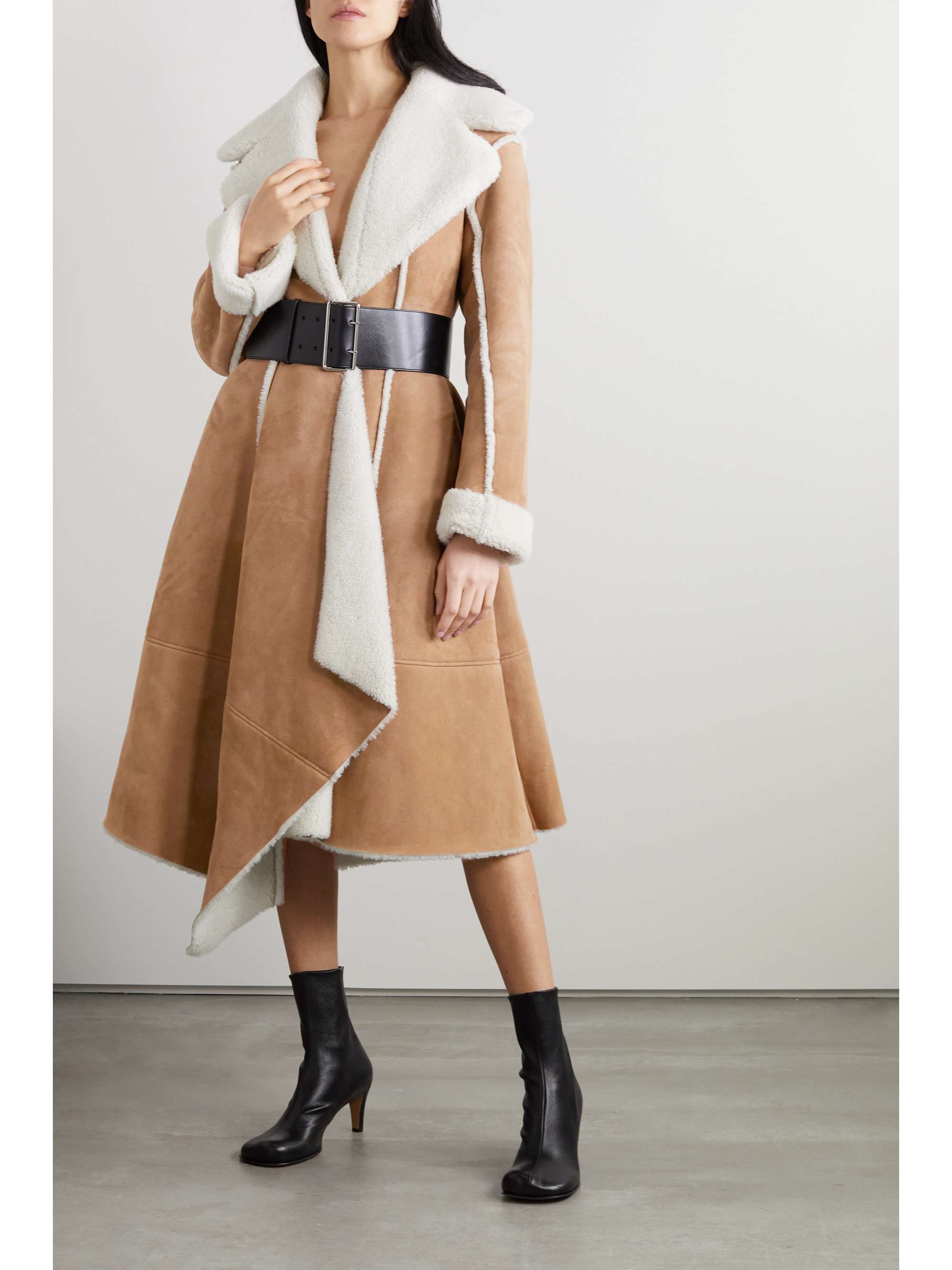 alexander mcqueen shearling jacket