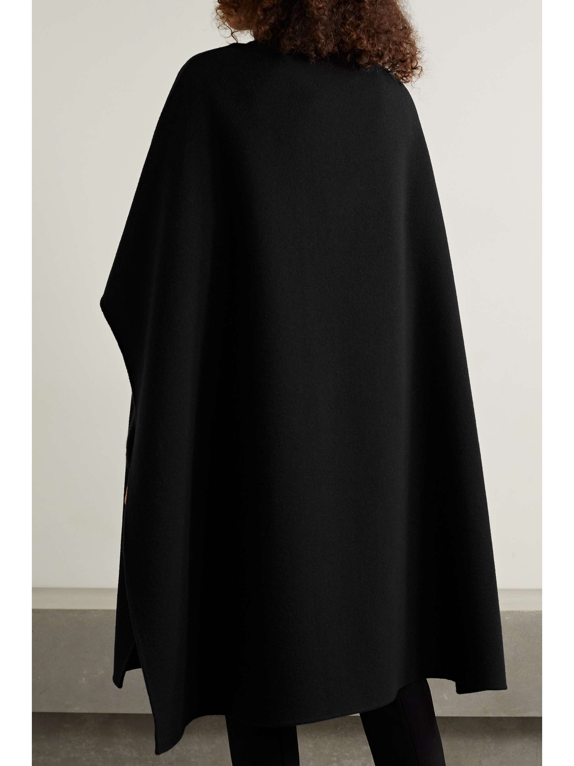 THE ROW Bruun wool and cashmere-blend poncho