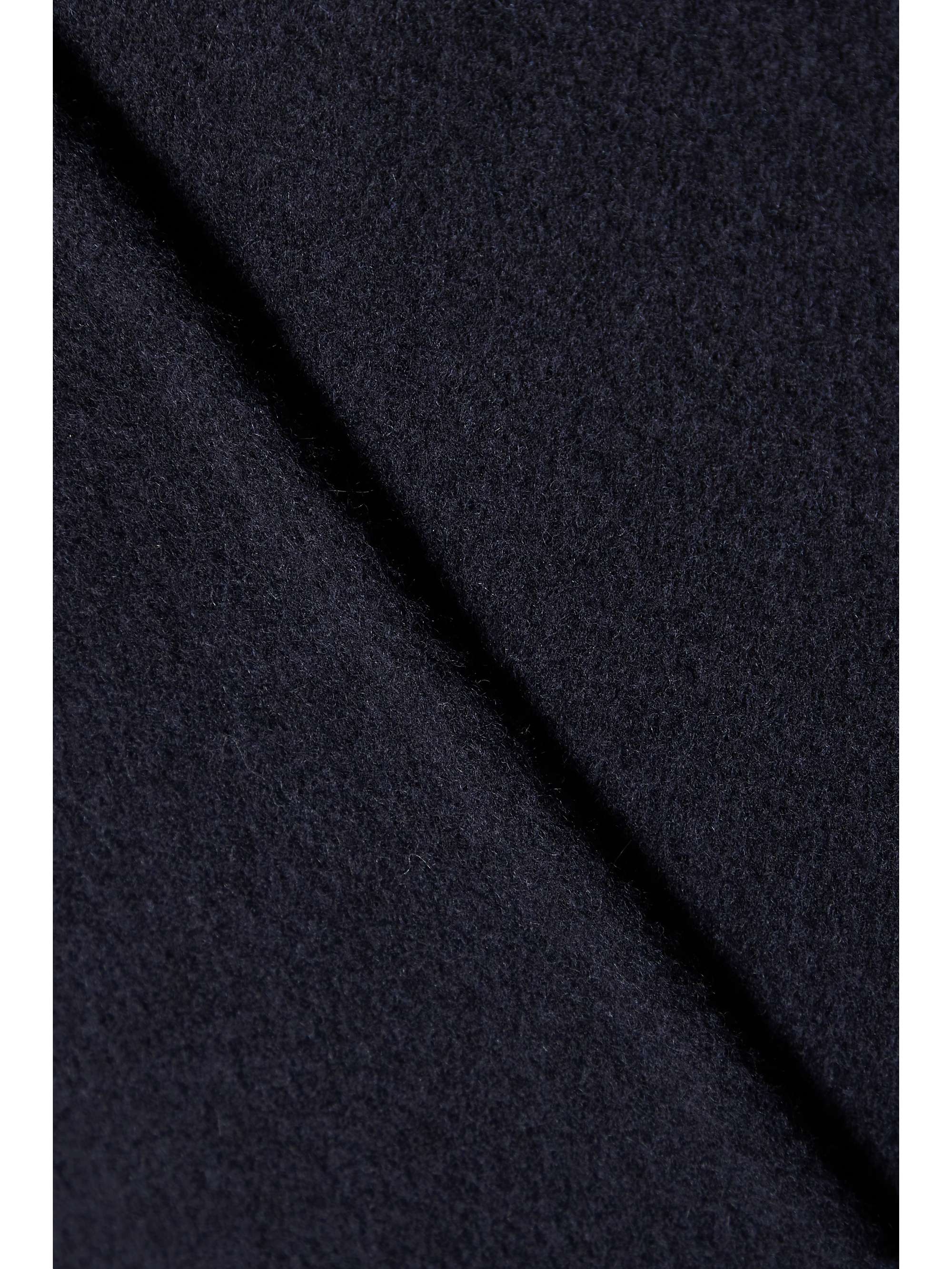 THE ROW Toba belted wool and cashmere-blend poncho