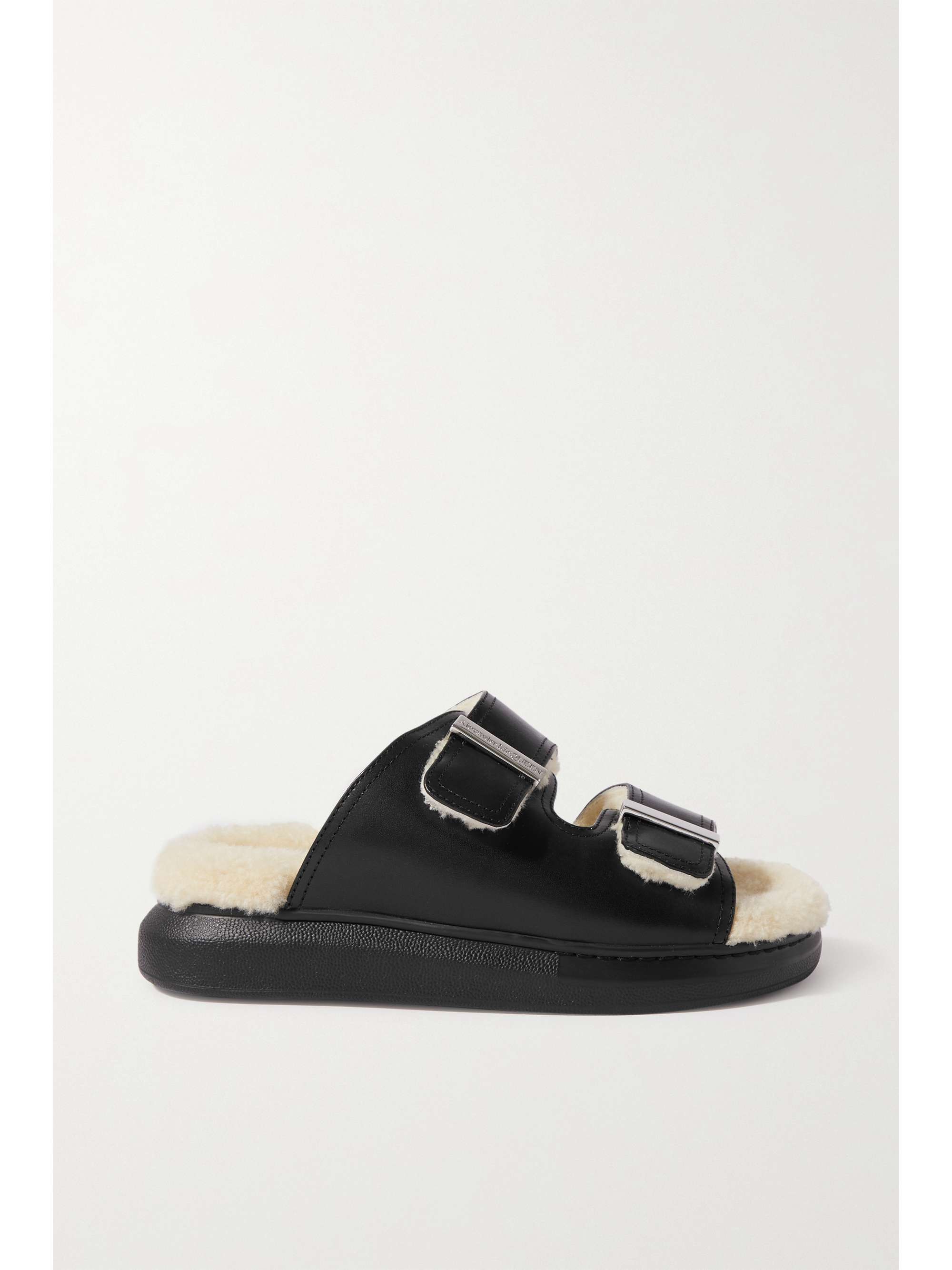 alexander mcqueen buckle sandals