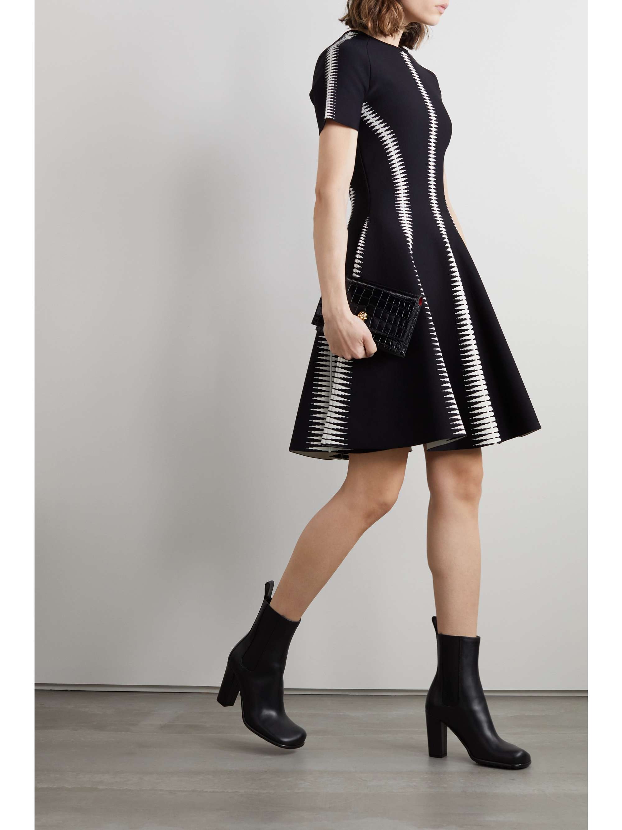 adrianna papell mikado dress