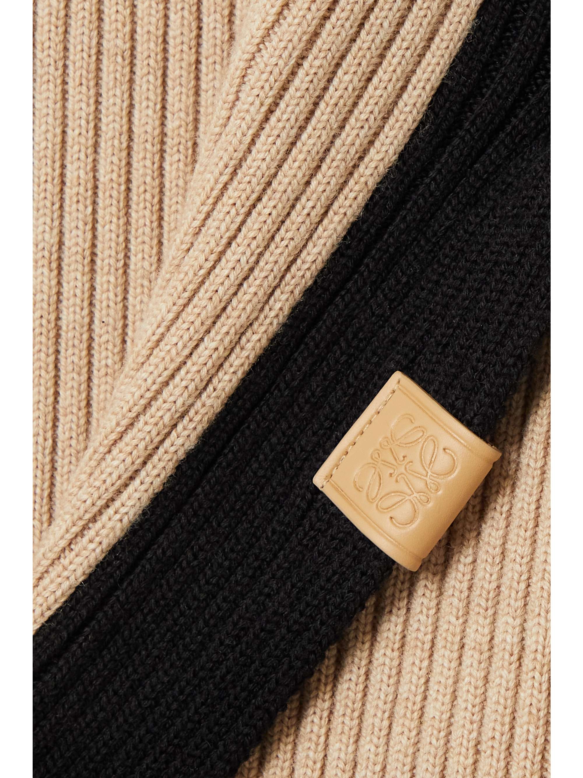 LOEWE Backless ribbed wool tunic