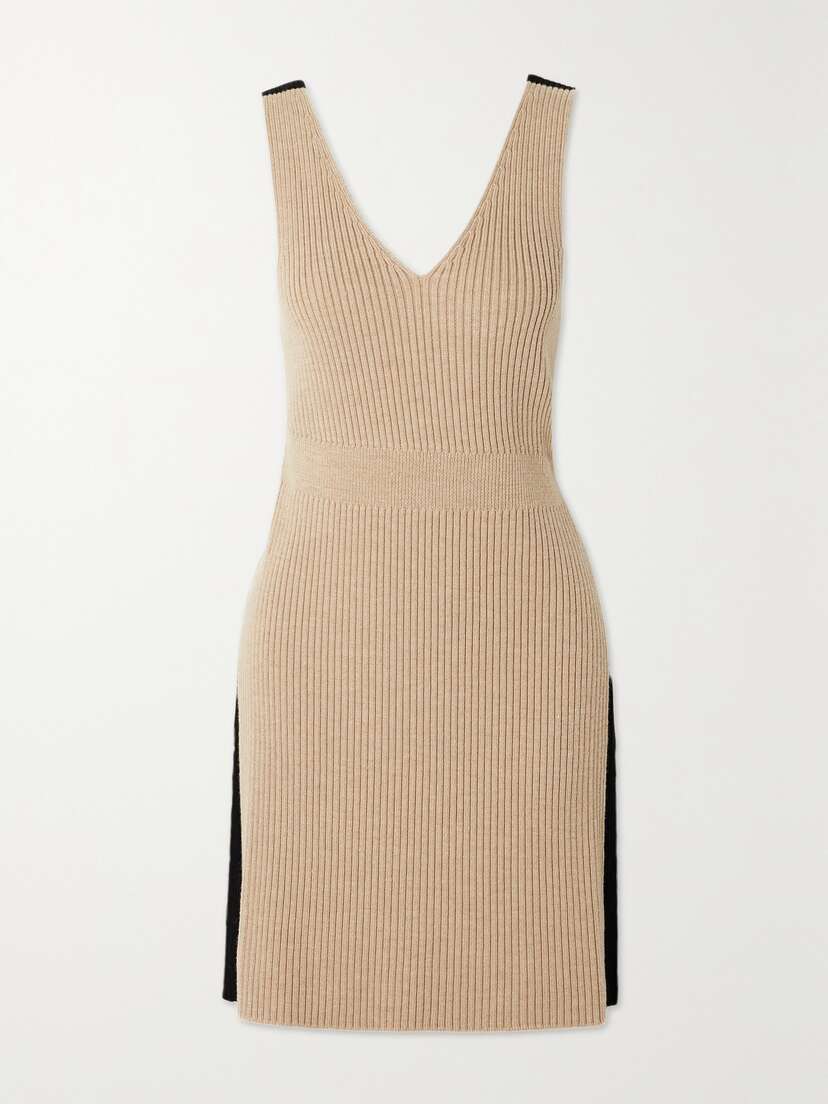 Loewe Backless Ribbed Wool Tunic