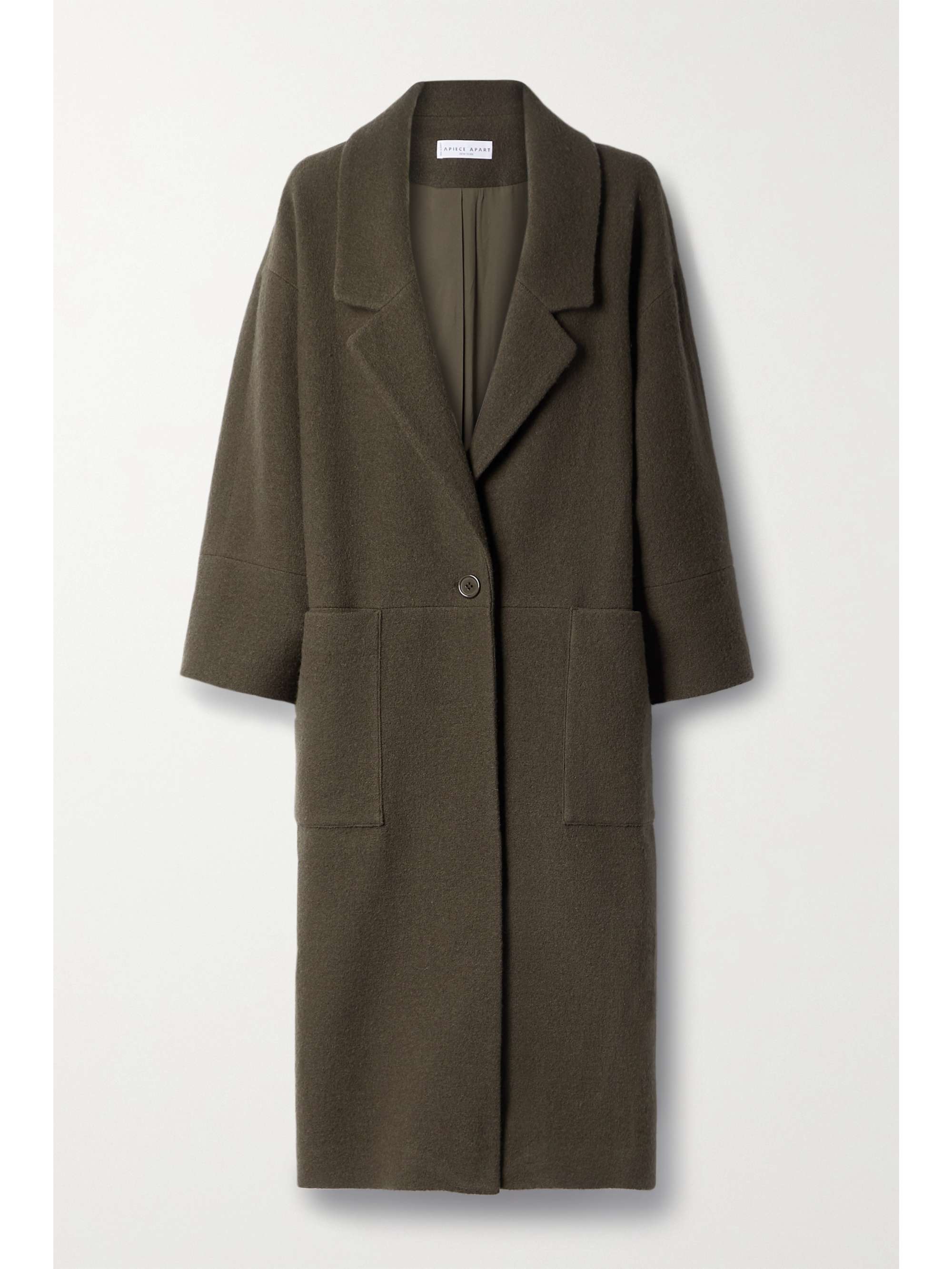 chocolate wool coat