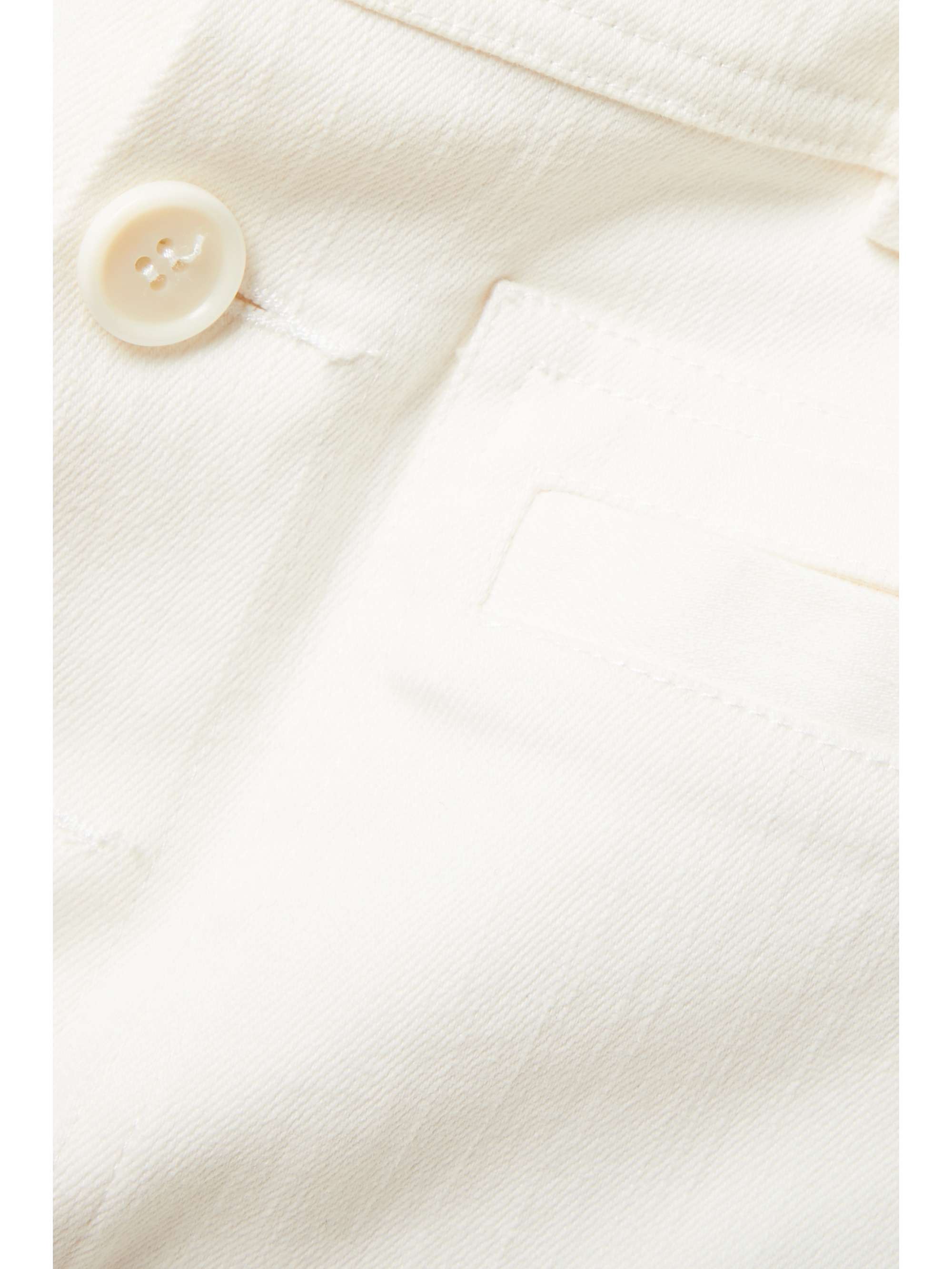 APIECE APART Marston cropped cotton-twill straight-leg pants