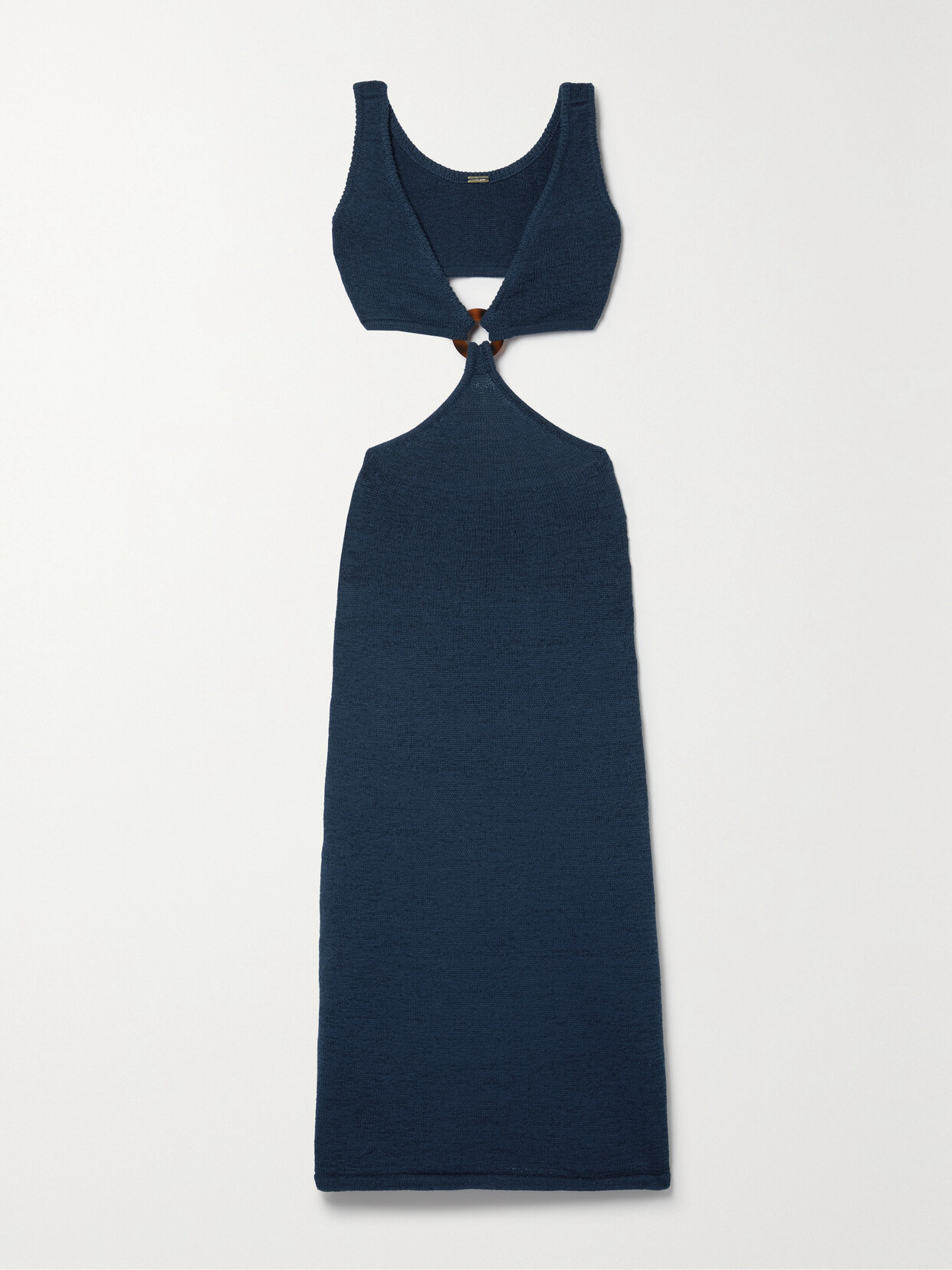 Cult Gaia Bank Knit Dress In Blue