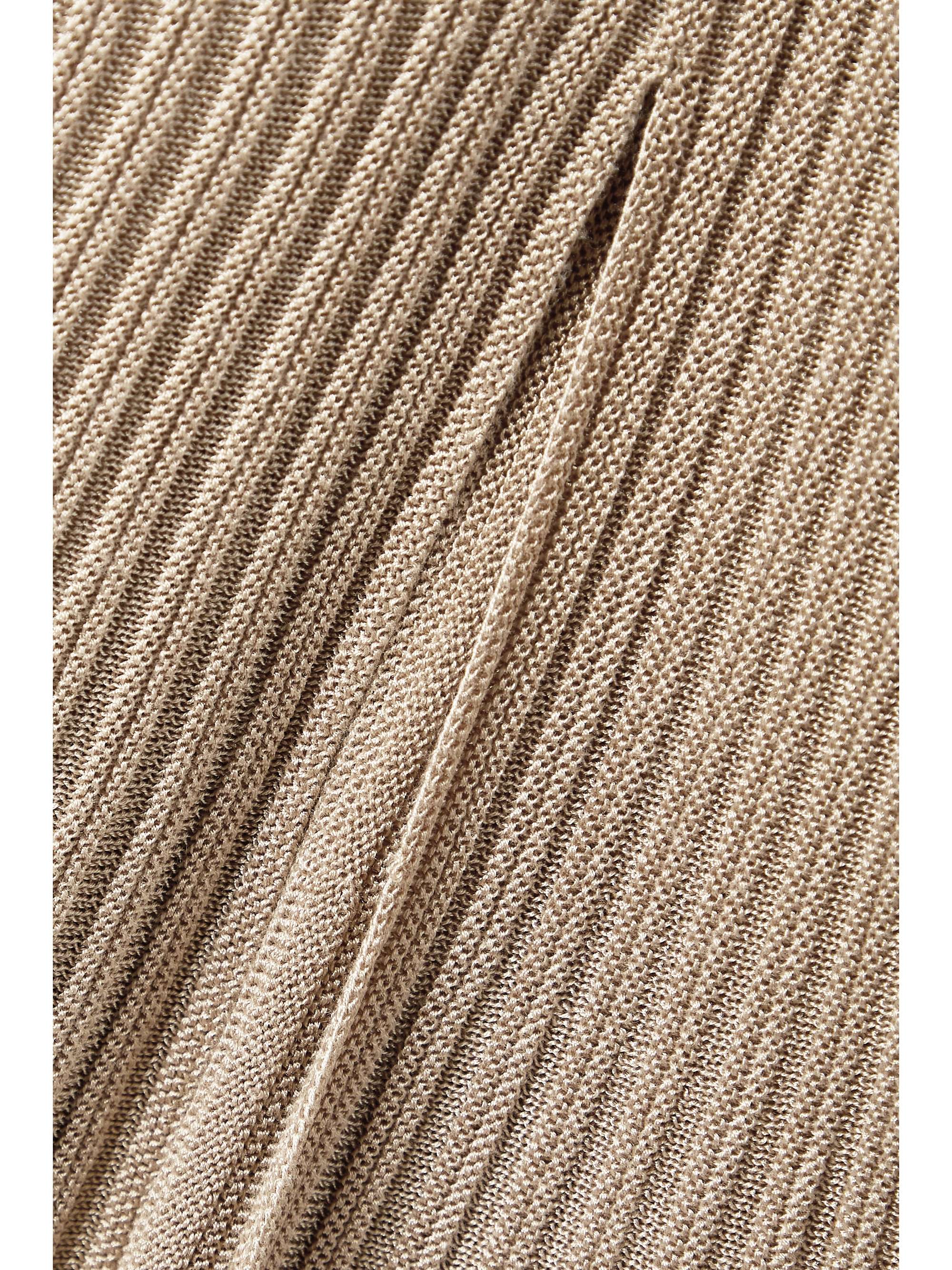 CULT GAIA Dalia ribbed-knit flared pants