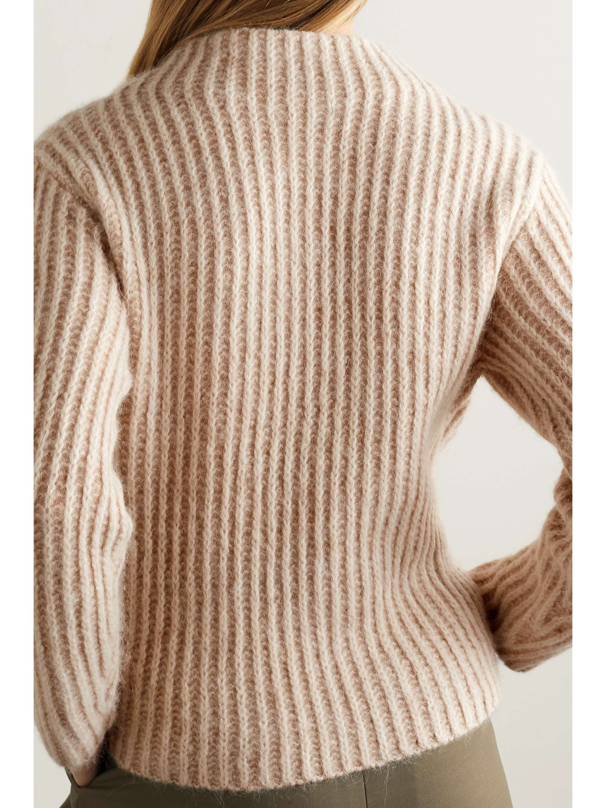 VINCE Ribbed alpaca-blend sweater