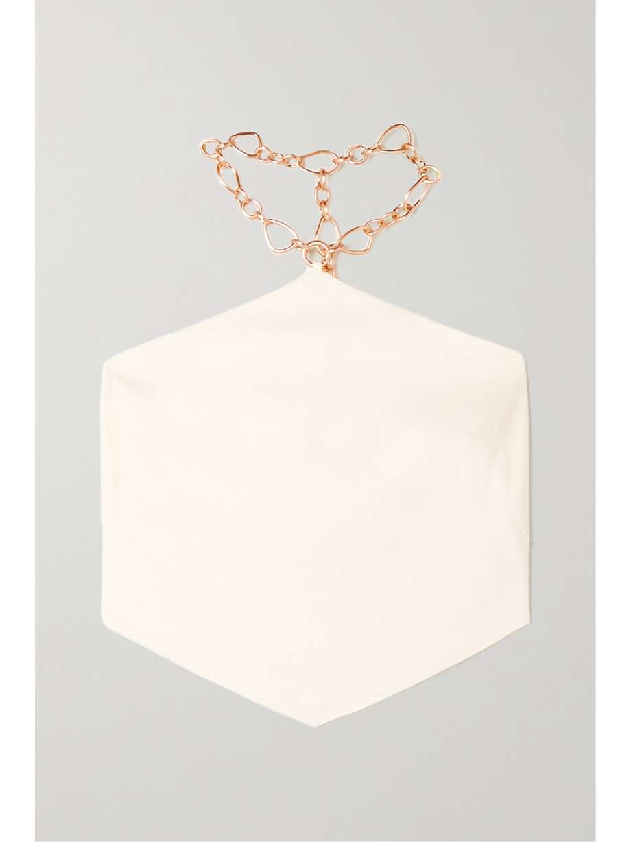 Embellished Halterneck Top