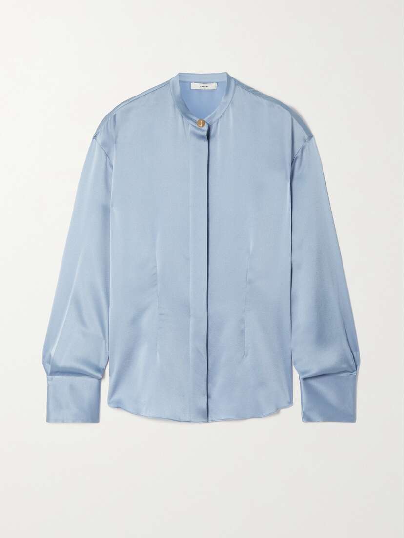 Vince Silk-satin Blouse - x large