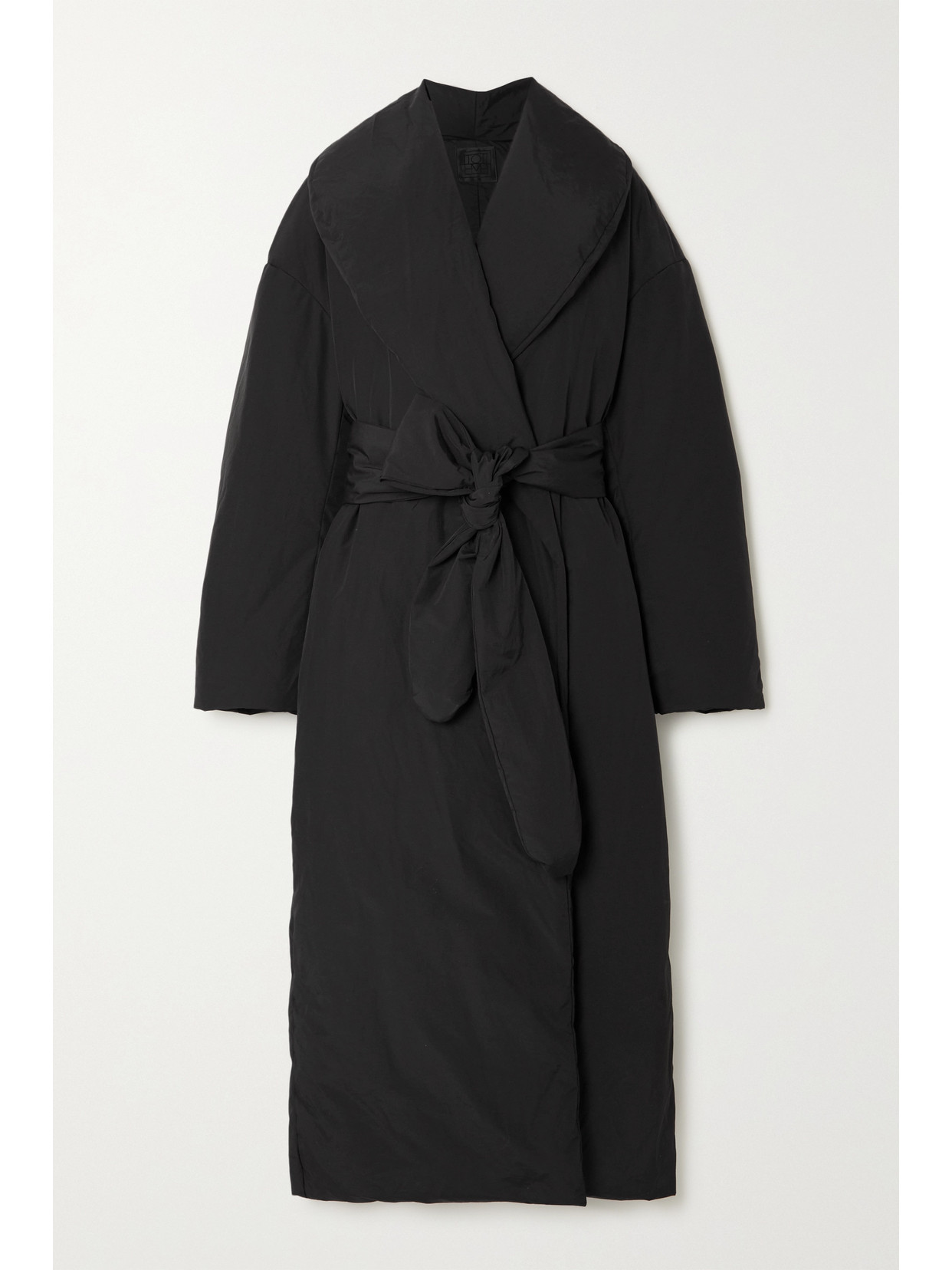 Totême Toteme Signature Wool And Cashmere Coat In Black