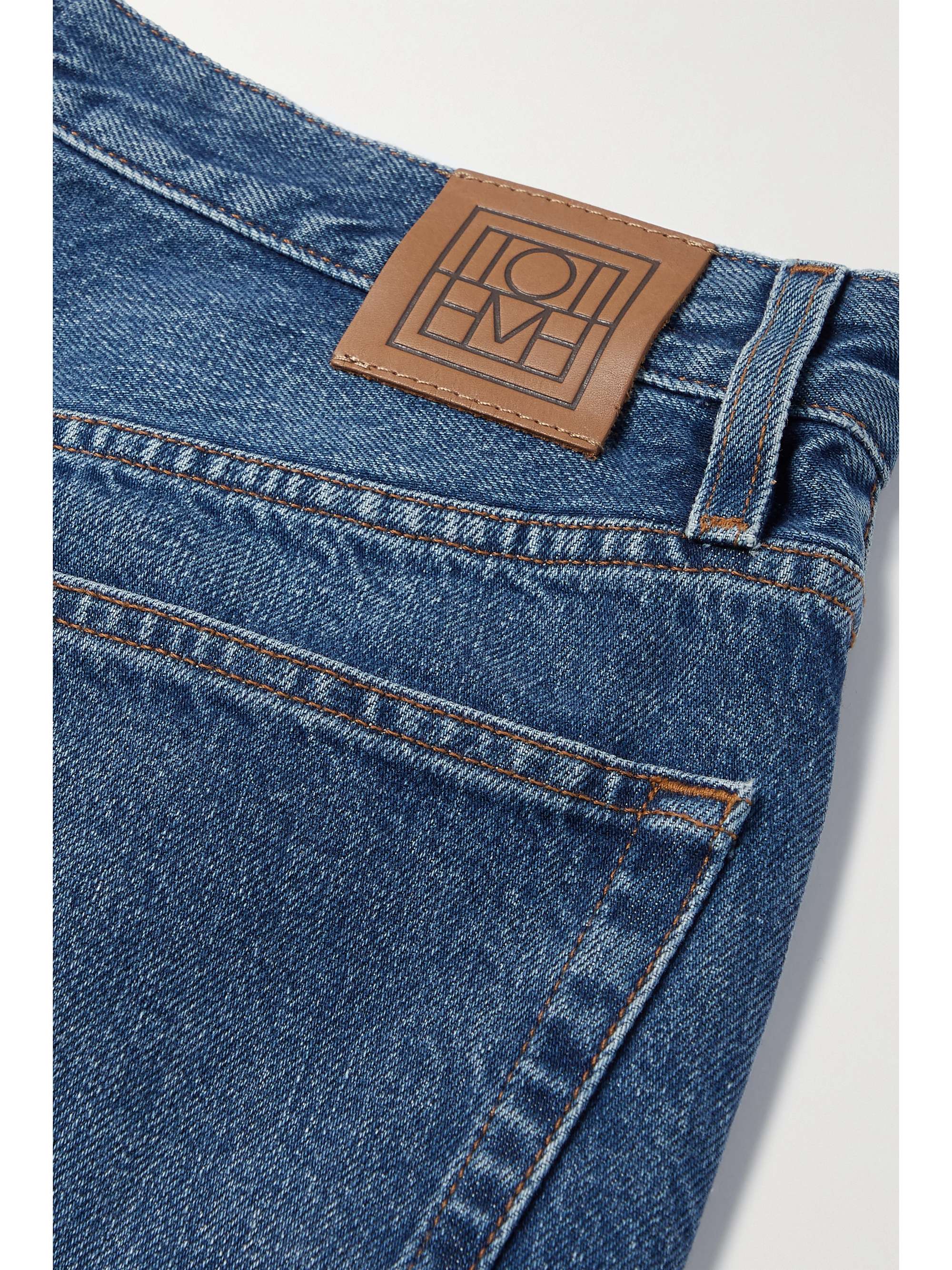 TOTEME Classic Cut high-rise straight-leg organic jeans