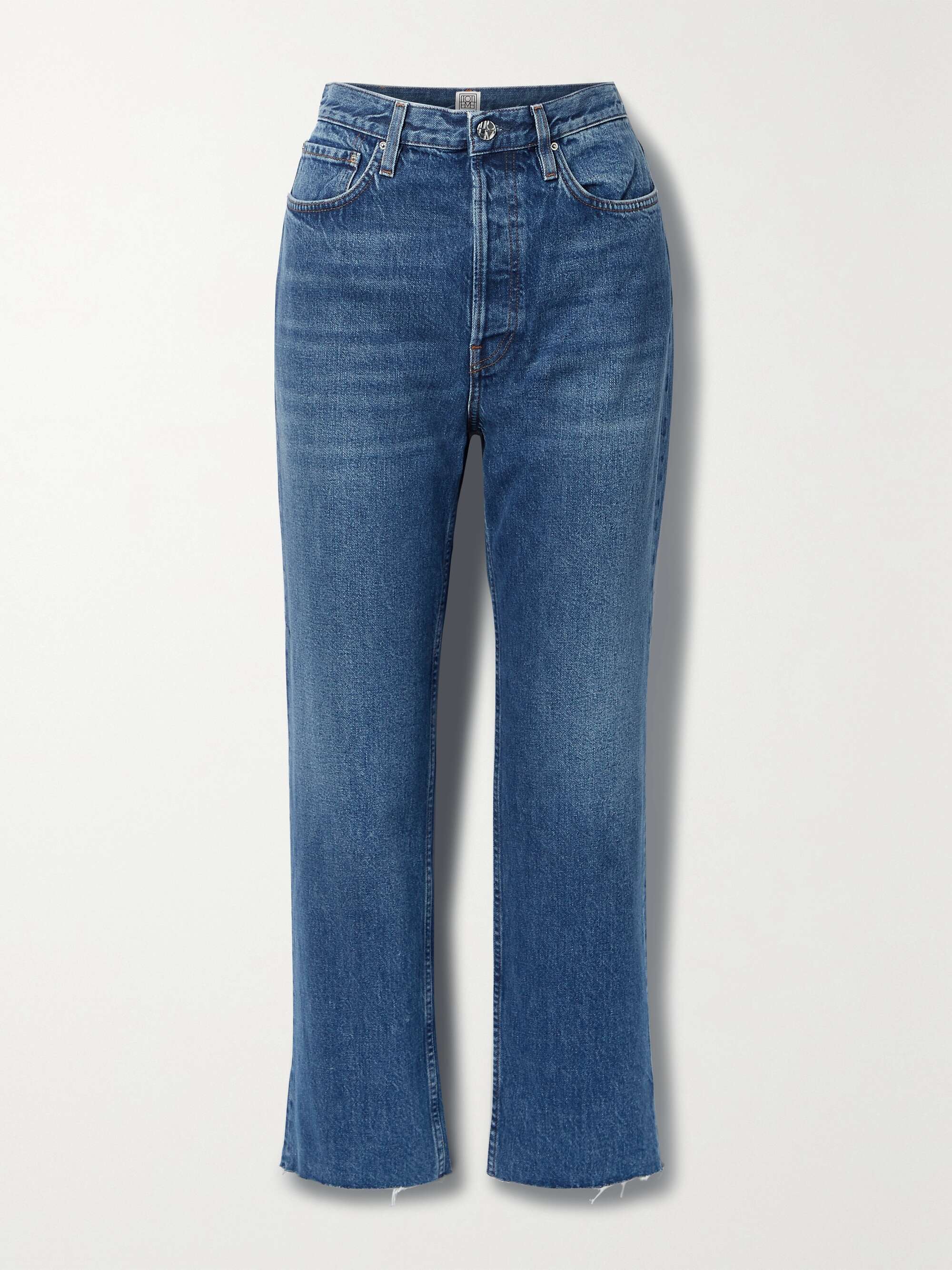 TOTEME + NET SUSTAIN Classic Cut high-rise straight-leg