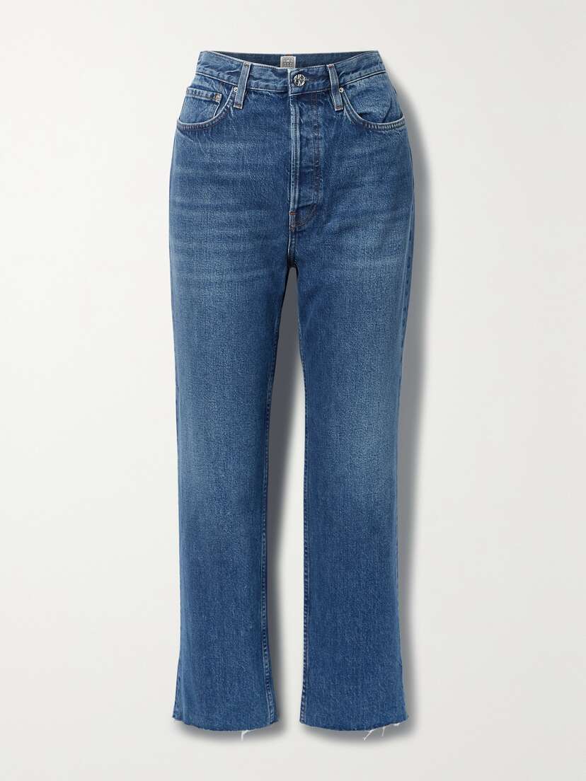 TOTEME + Net Sustain Classic Cut High-rise Straight-leg Organic Jeans