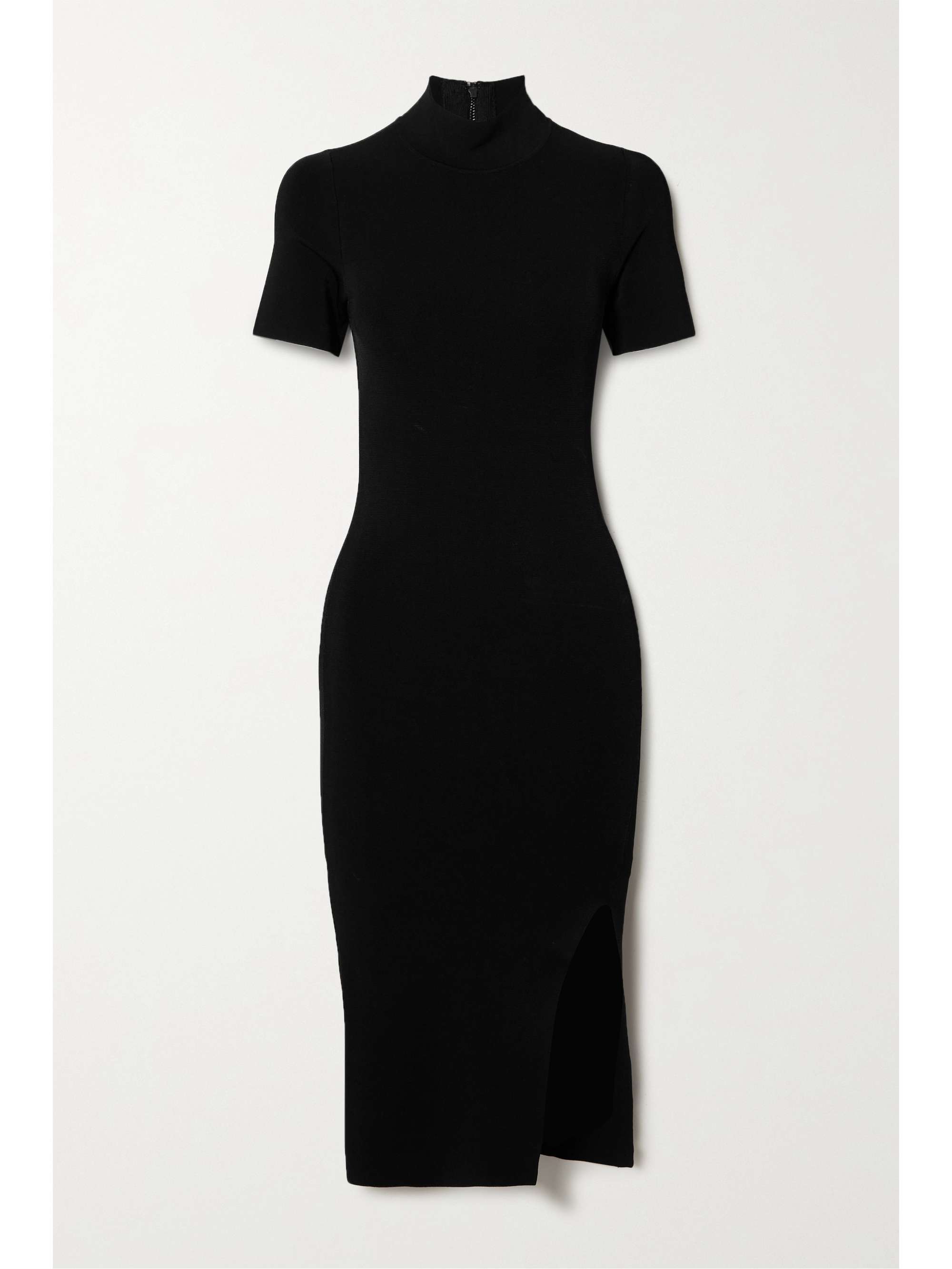 Black Kaylen stretch-knit turtleneck 
