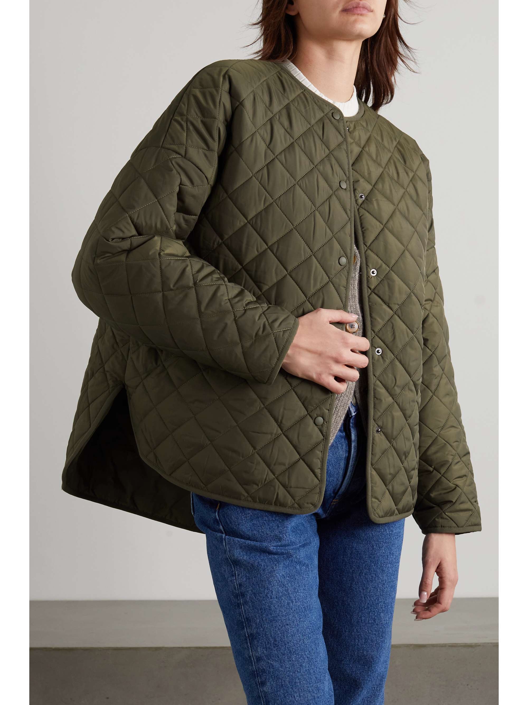 Toteme Coat TotÃªme Annecy Coat Quilted Jacket Annecy Jacket